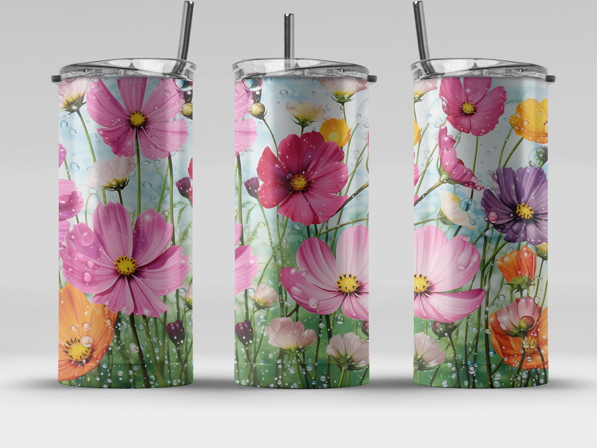 Beautiful Garden Flowers Design Insulated Tumbler product