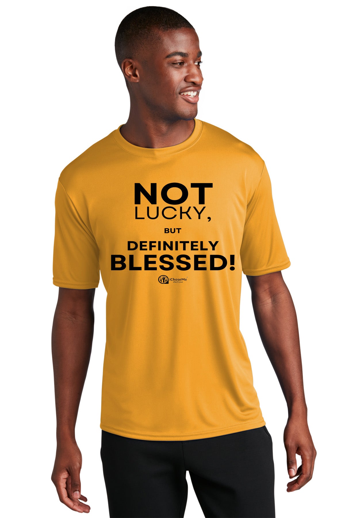 Not Lucky Definitely Blessed--Short Sleeve Shirt