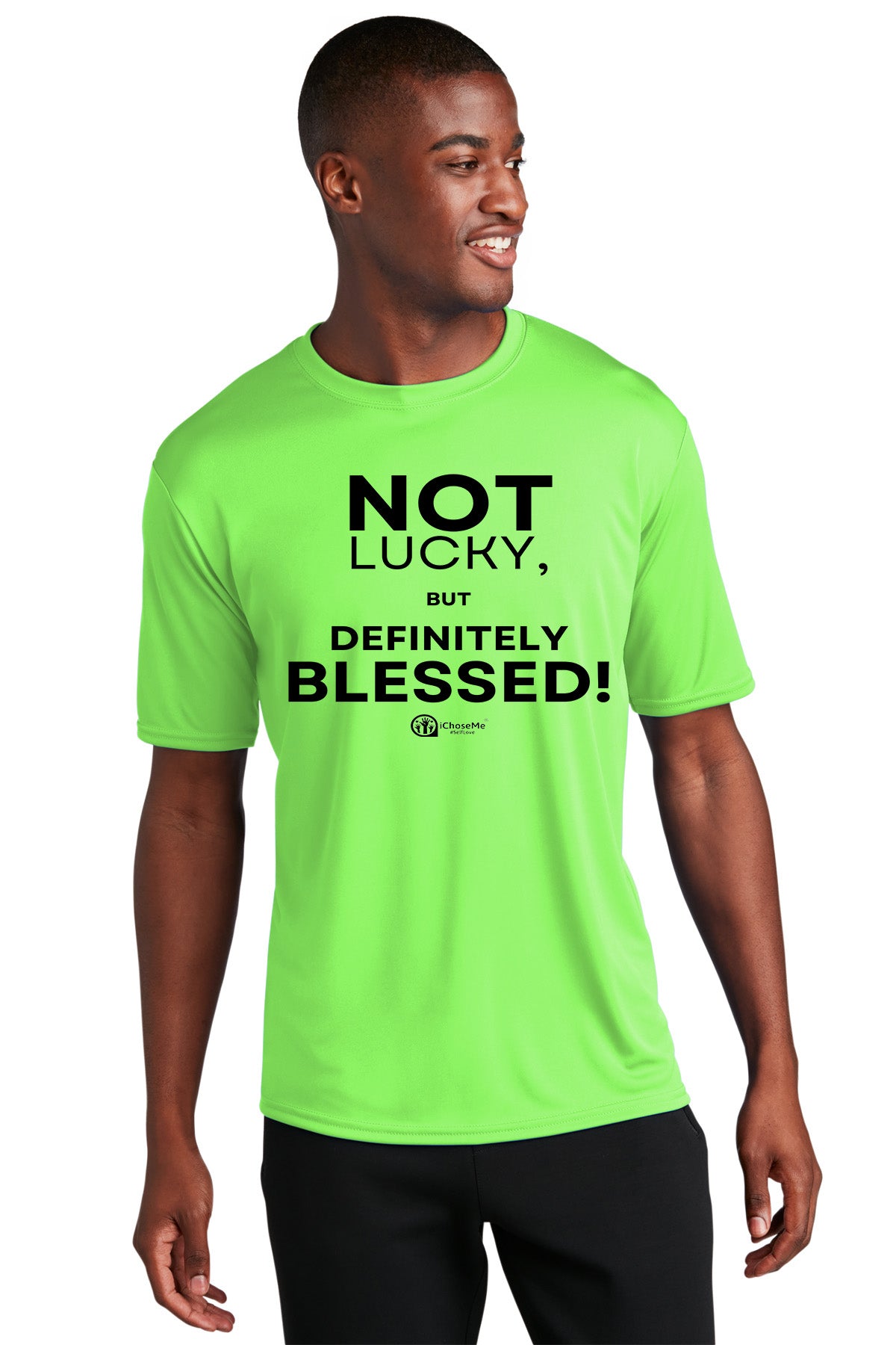 Not Lucky Definitely Blessed--Short Sleeve Shirt