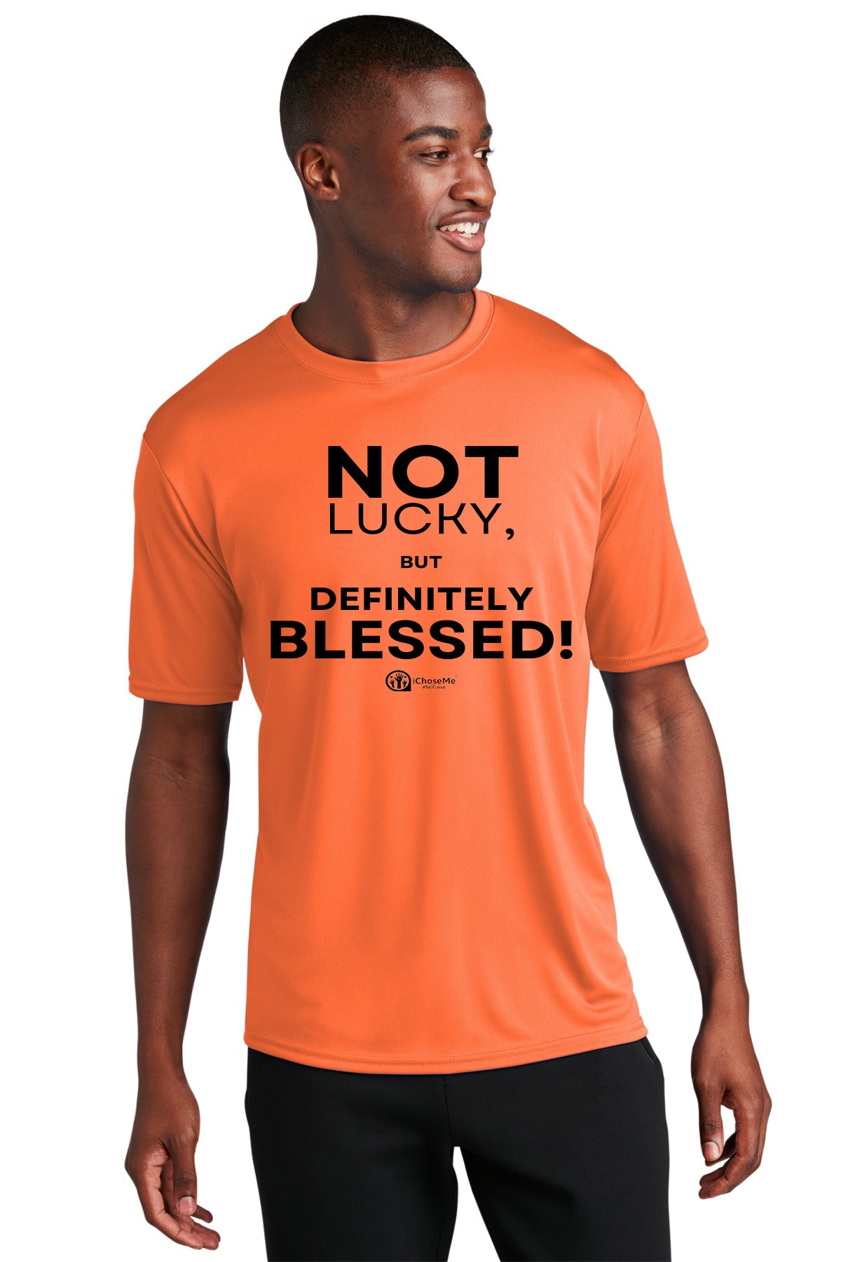 Not Lucky Definitely Blessed--Short Sleeve Shirt