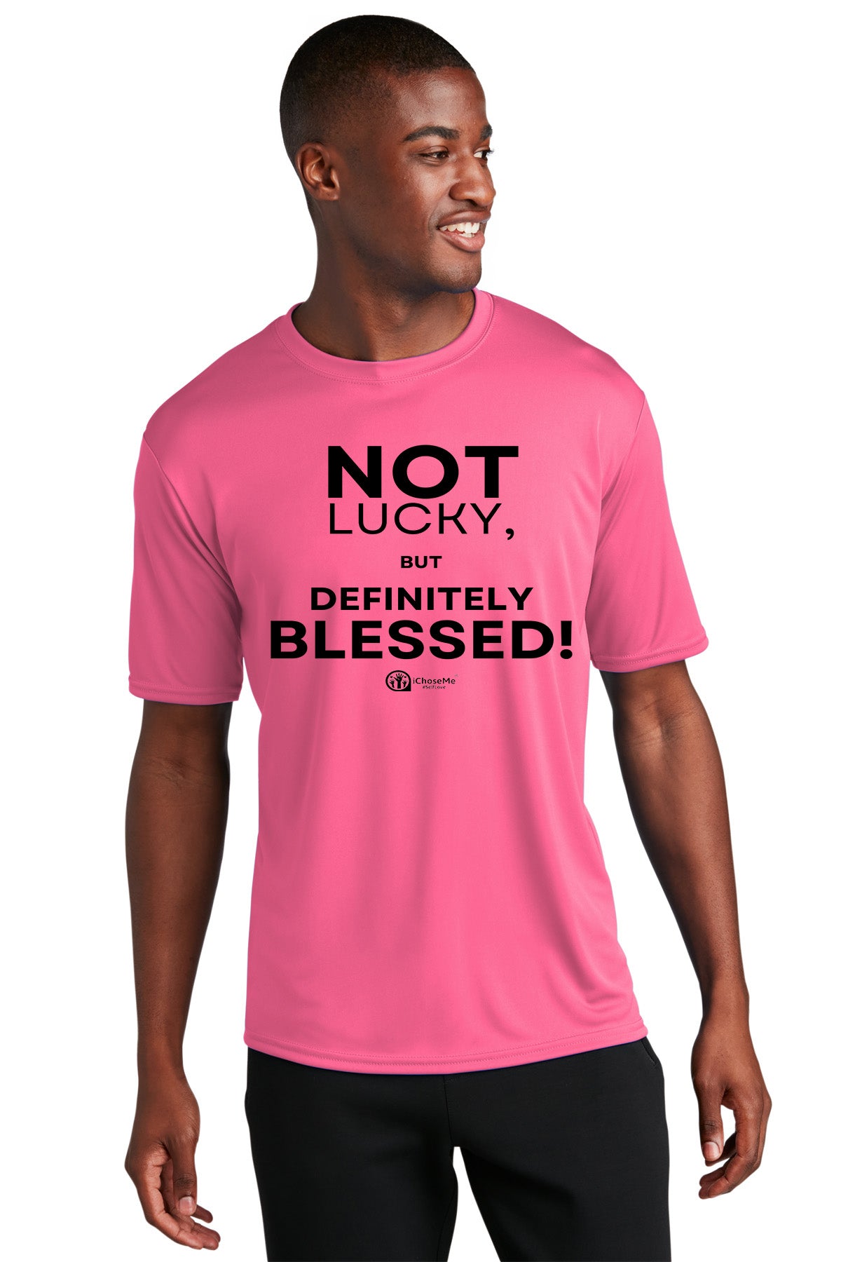 Not Lucky Definitely Blessed--Short Sleeve Shirt