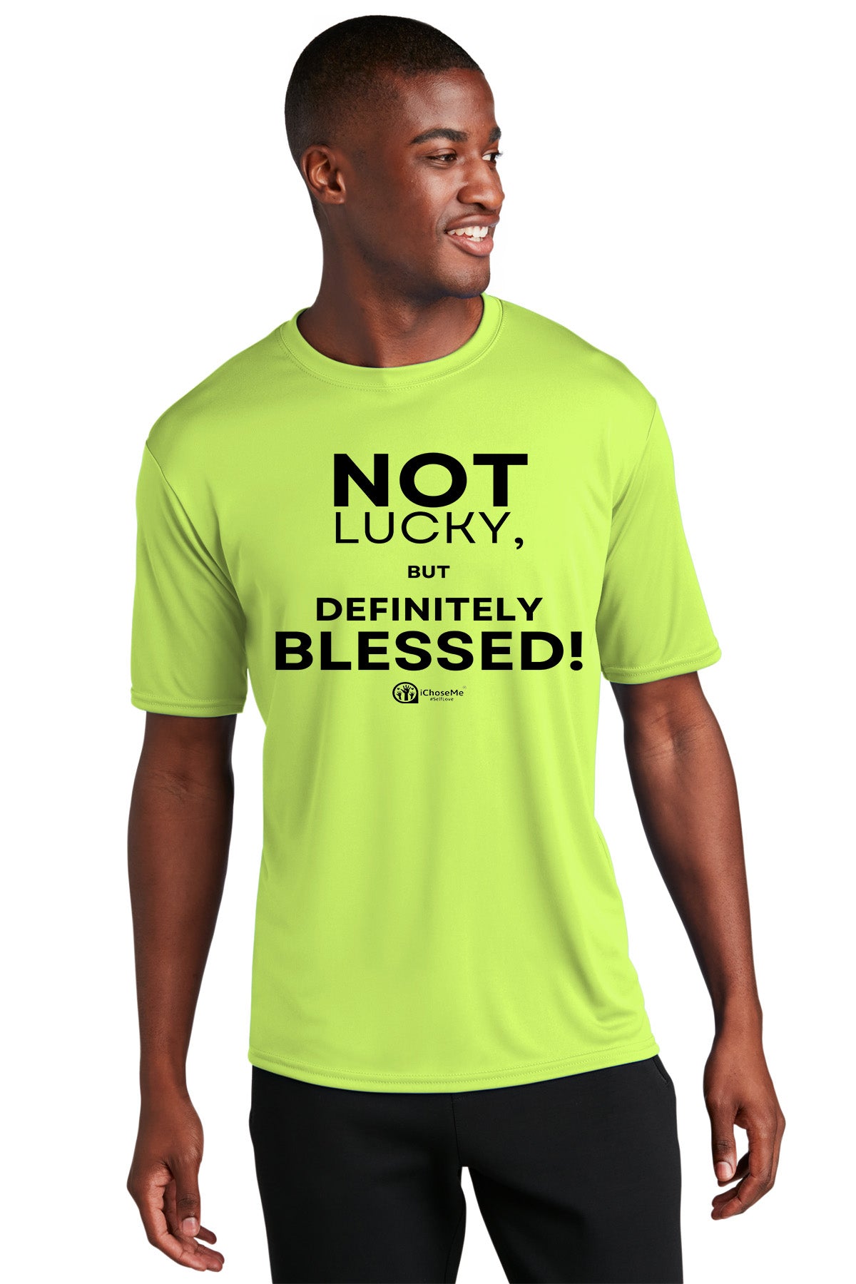 Not Lucky Definitely Blessed--Short Sleeve Shirt