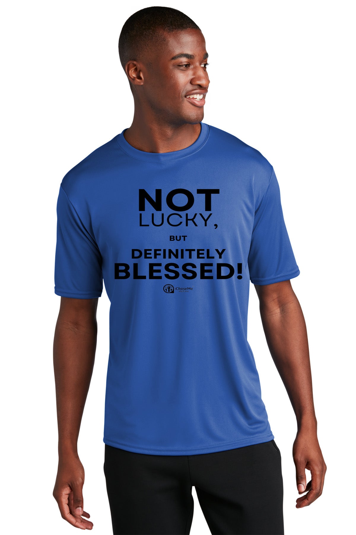 Not Lucky Definitely Blessed--Short Sleeve Shirt