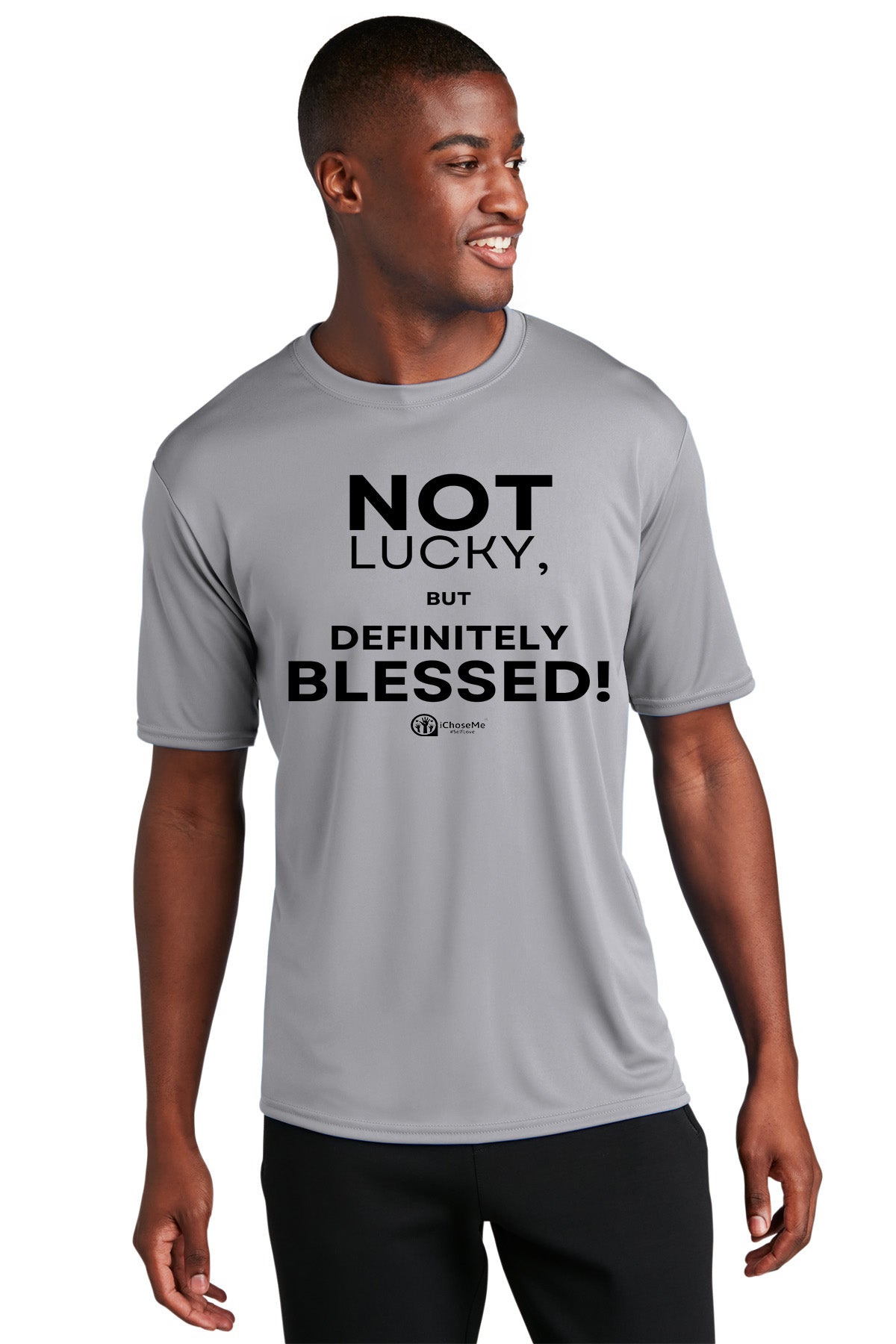 Not Lucky Definitely Blessed--Short Sleeve Shirt