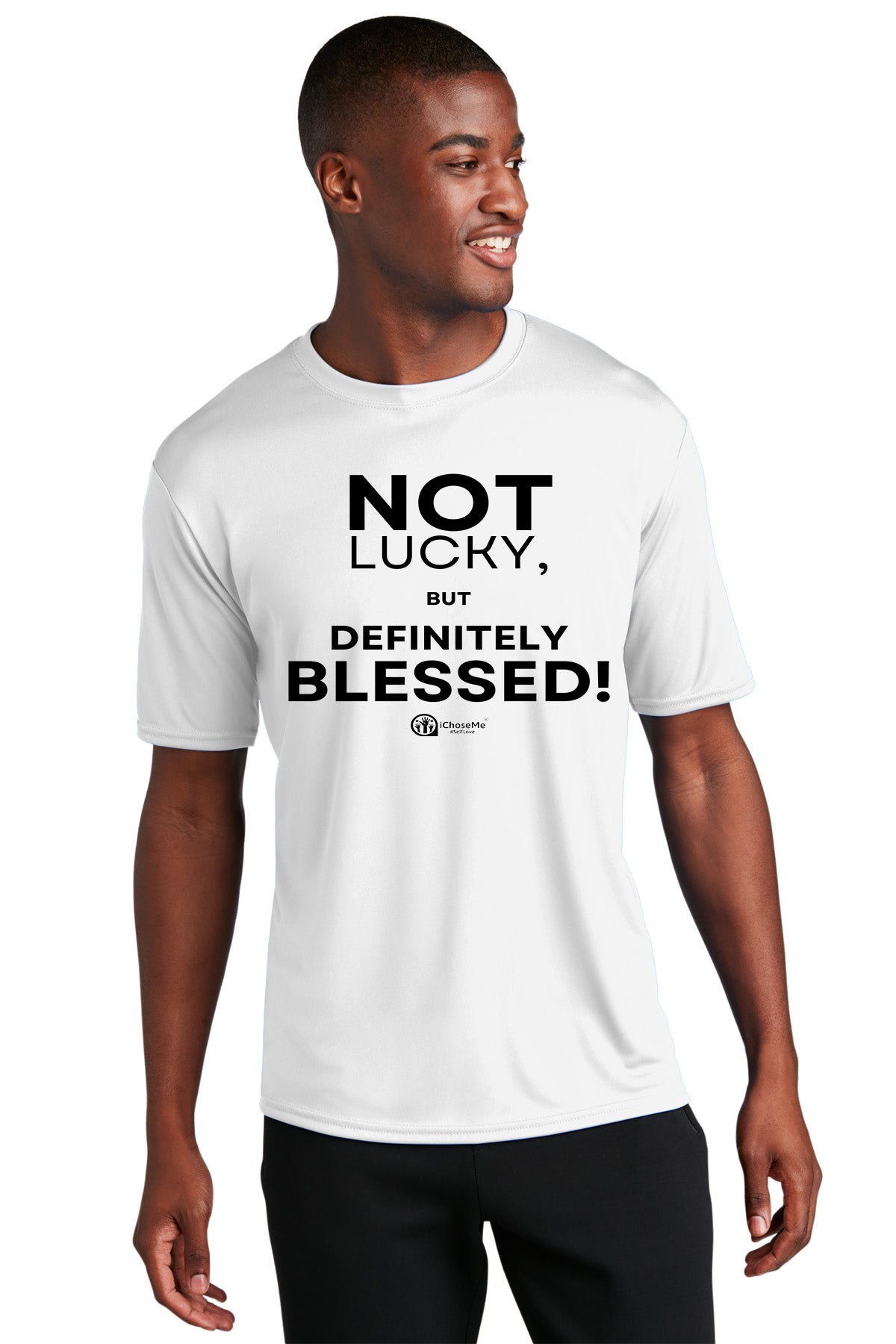 Not Lucky Definitely Blessed--Short Sleeve Shirt
