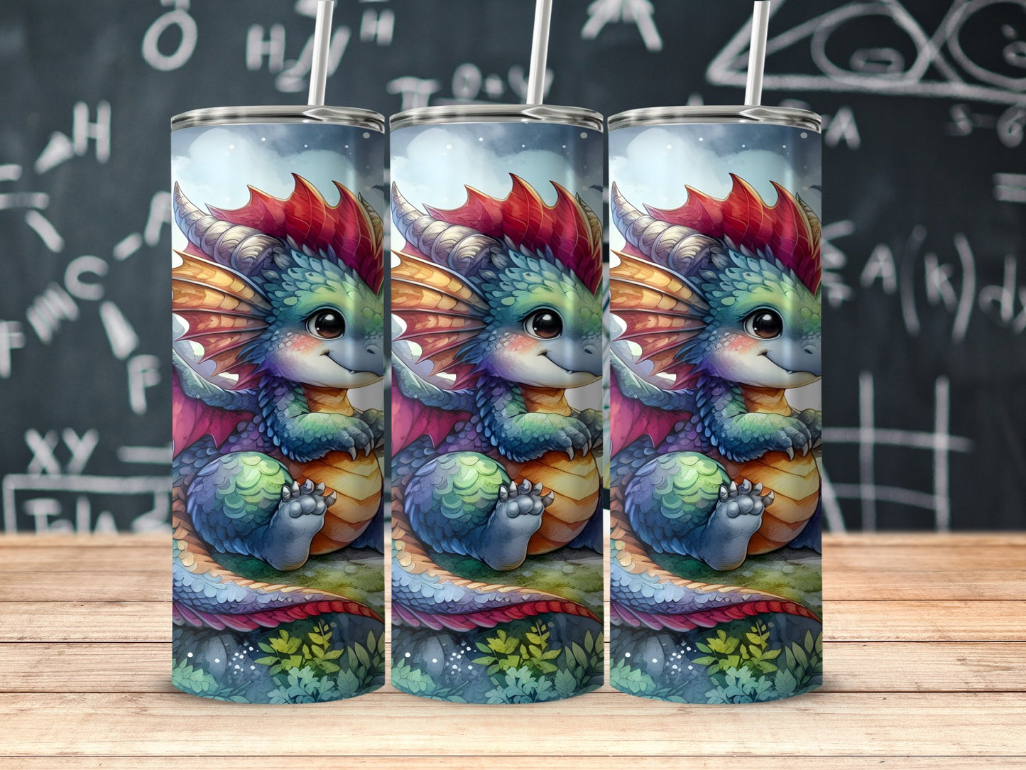 Adorable Colorful Baby Dragon Themed Drinkware product type