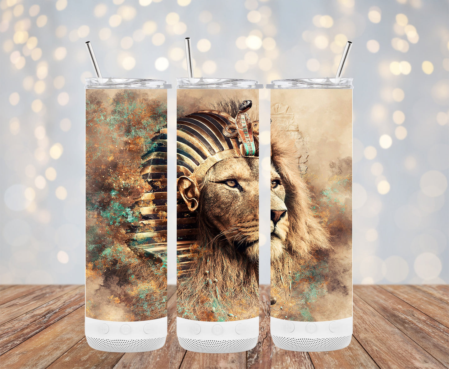 Pharaoh Lion Painted Insulated Tumbler product type