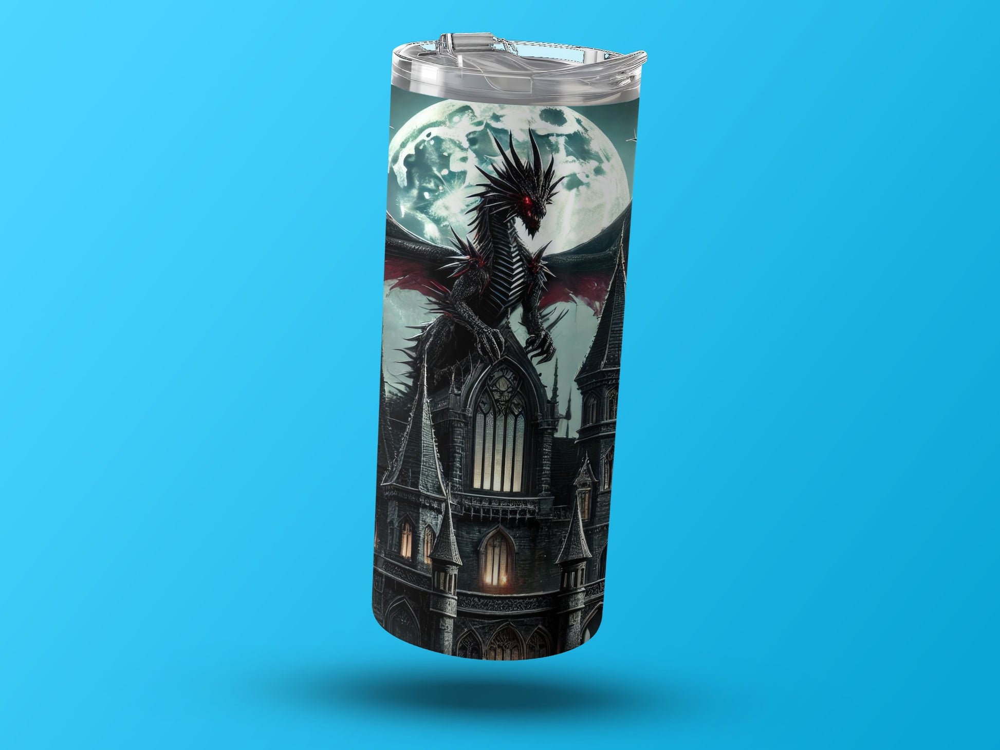 Mystical Dragon with Moon Insulated Drinkware product type