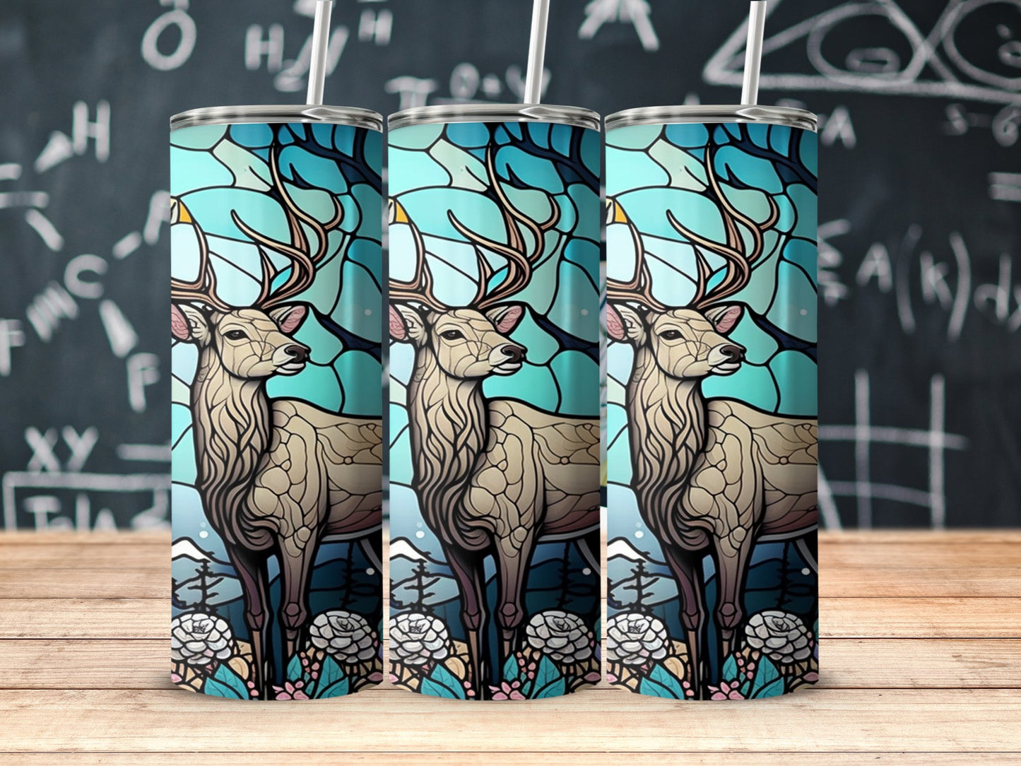 Stunning Deer Design Stainless Steel Tumbler product