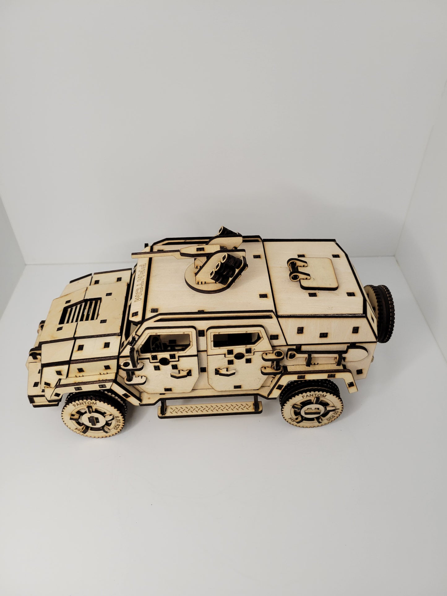 Wooden Military Tank 3D Puzzle Craft Toy Model Kit