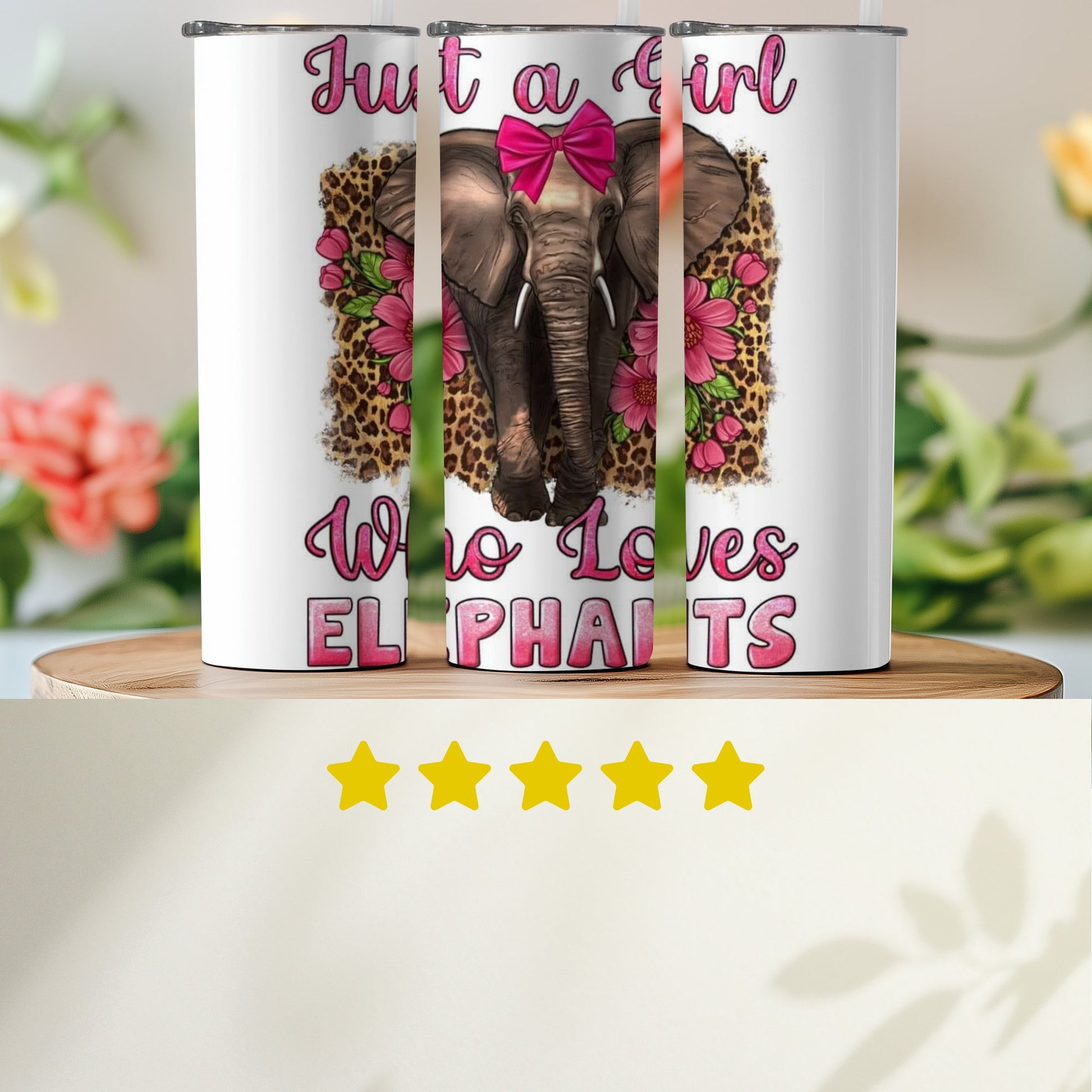 Just A Girl Who Loves Elephants Tumbler product