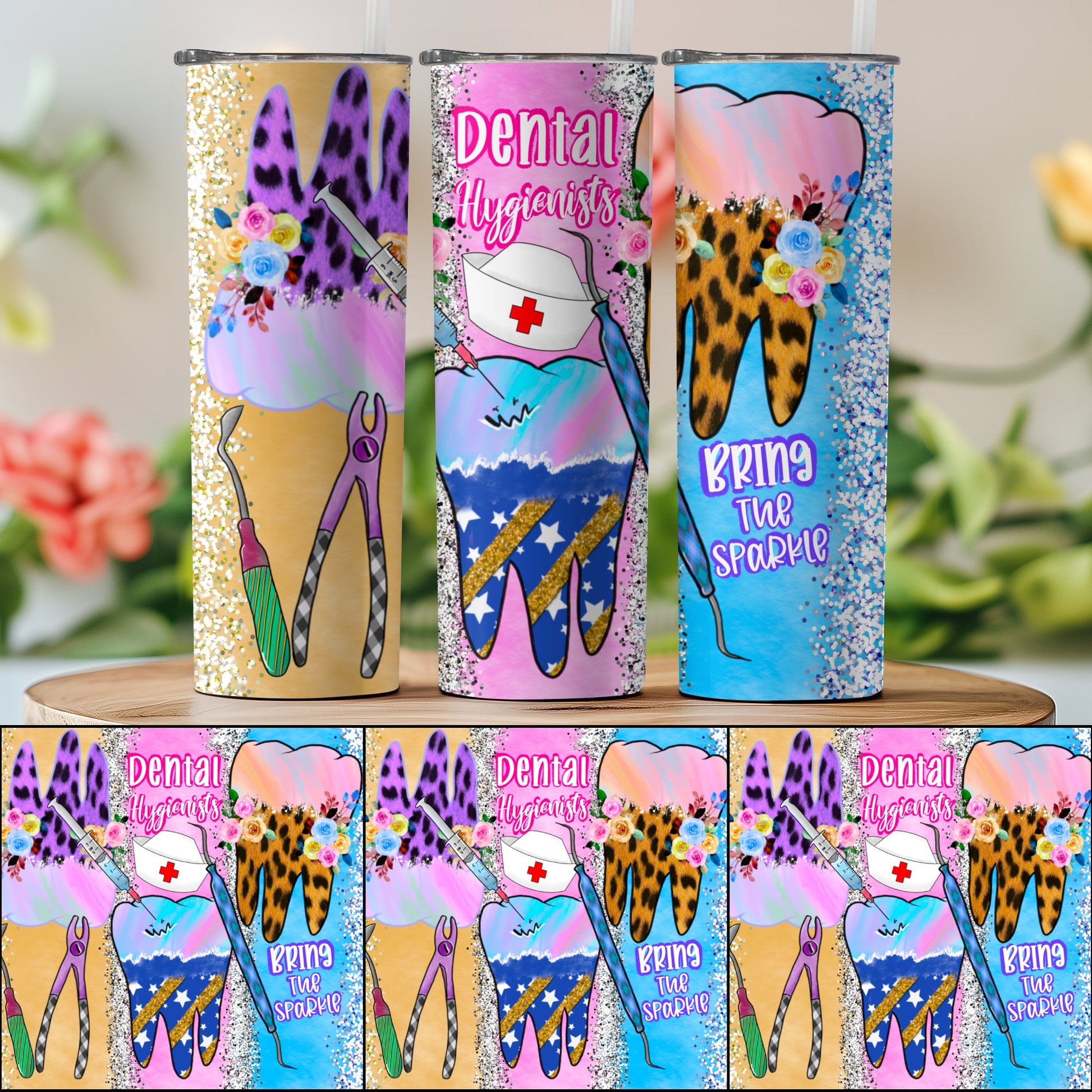 Dental Hygienist Bring The Sparkle Tumbler product