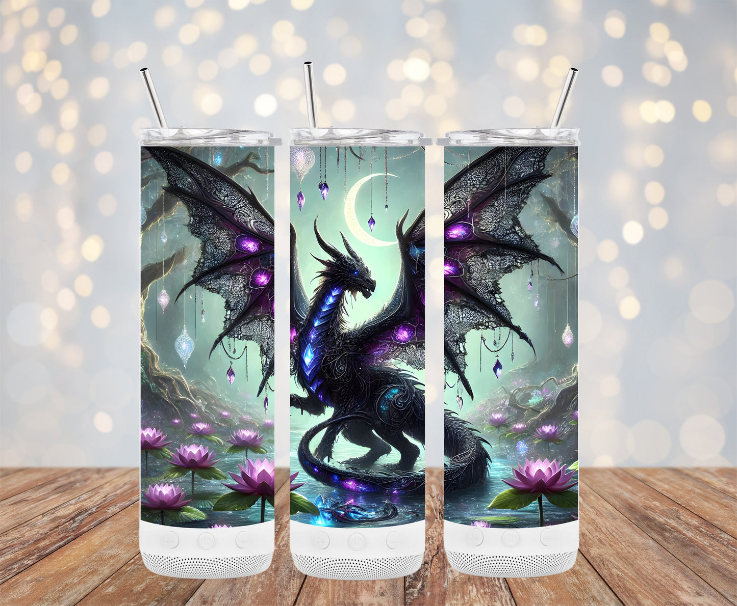 Majestic Fantasy Dragon Artwork Tumbler Drinkware product