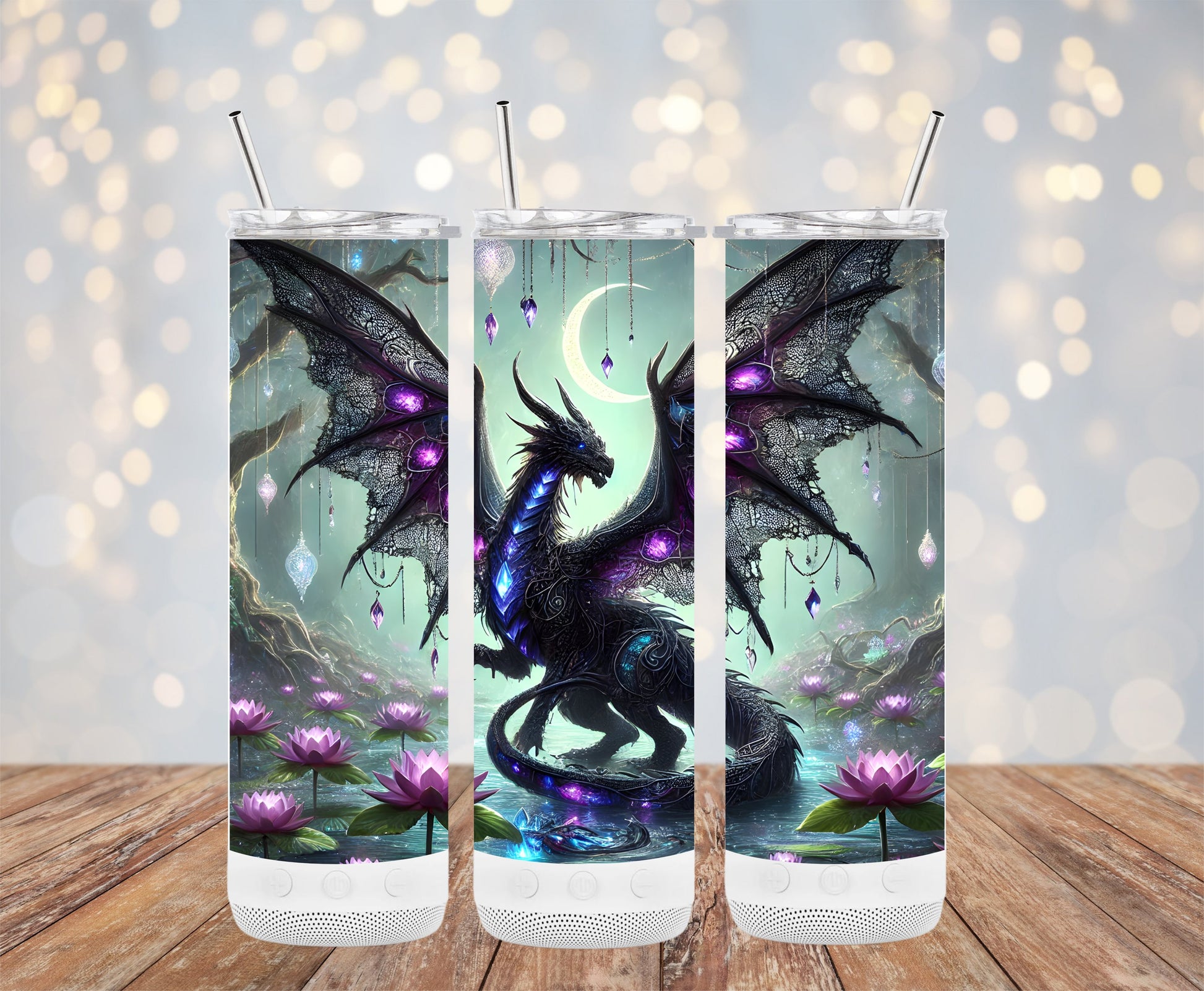 Majestic Fantasy Dragon Artwork Tumbler Drinkware product