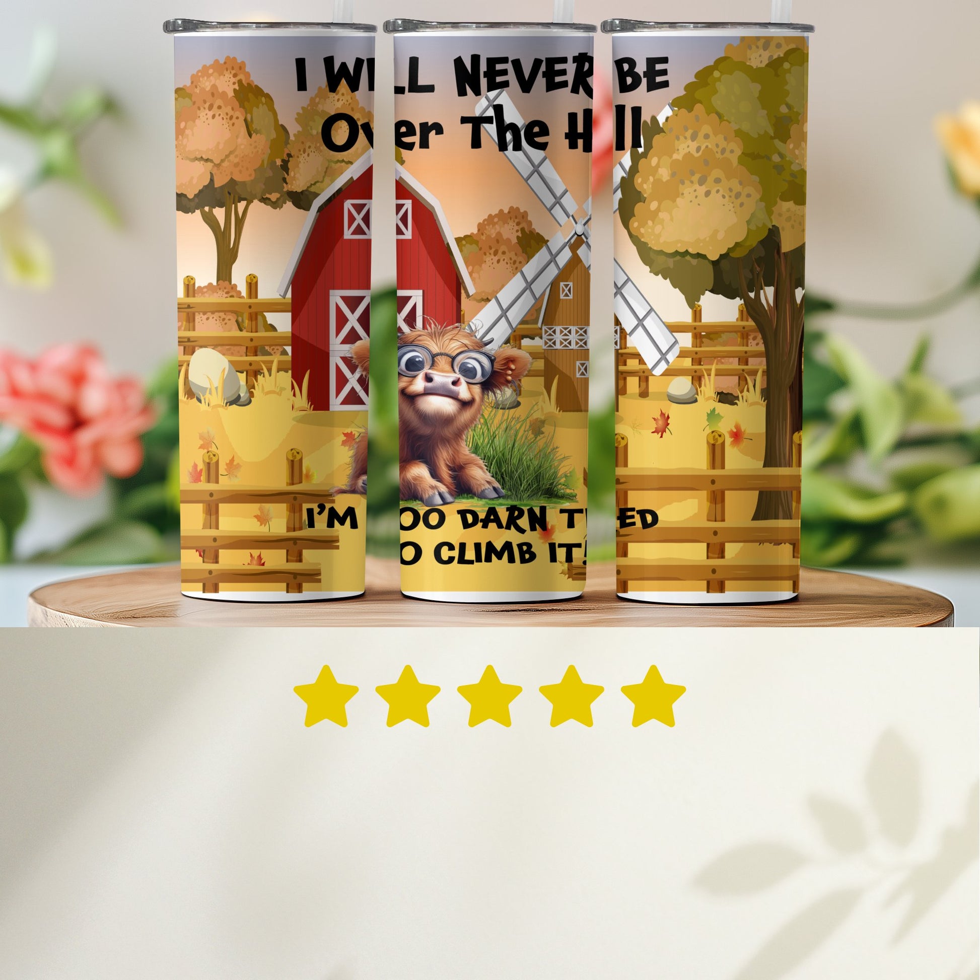 Over the Hill Farmhouse Animal Tumbler product