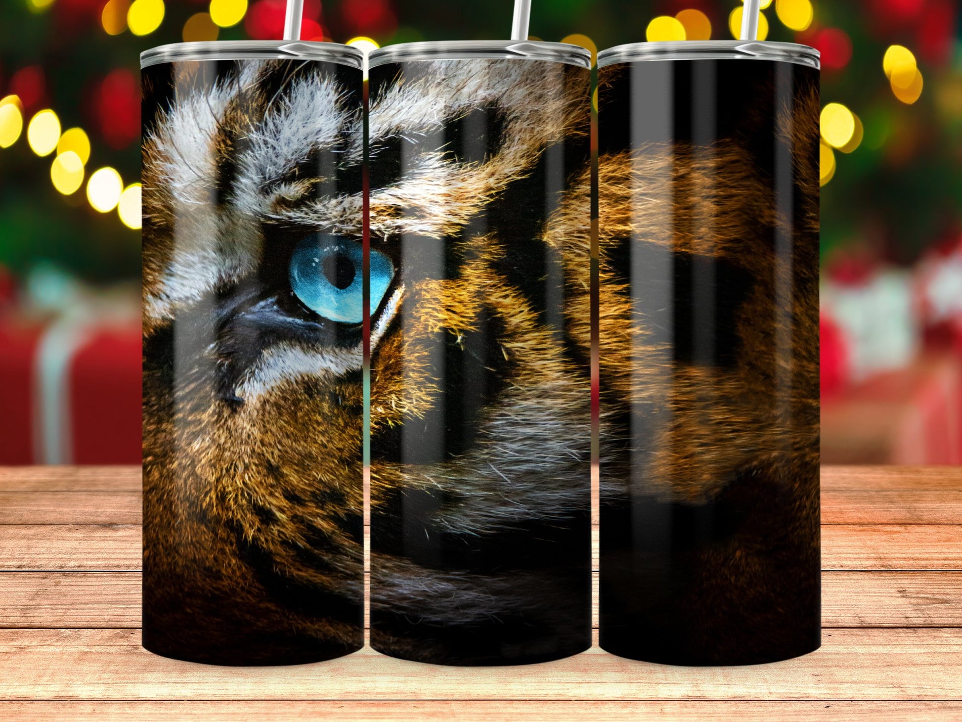 Striking Blue Eyed Tiger Christmas Gift Idea product