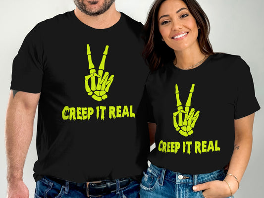 Creep It Real Skeleton Hand Halloween Themed product type