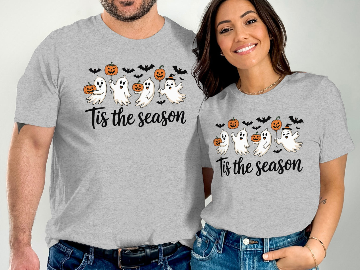 Tis the Season Halloween Ghosts and Pumpkins T-shirt product