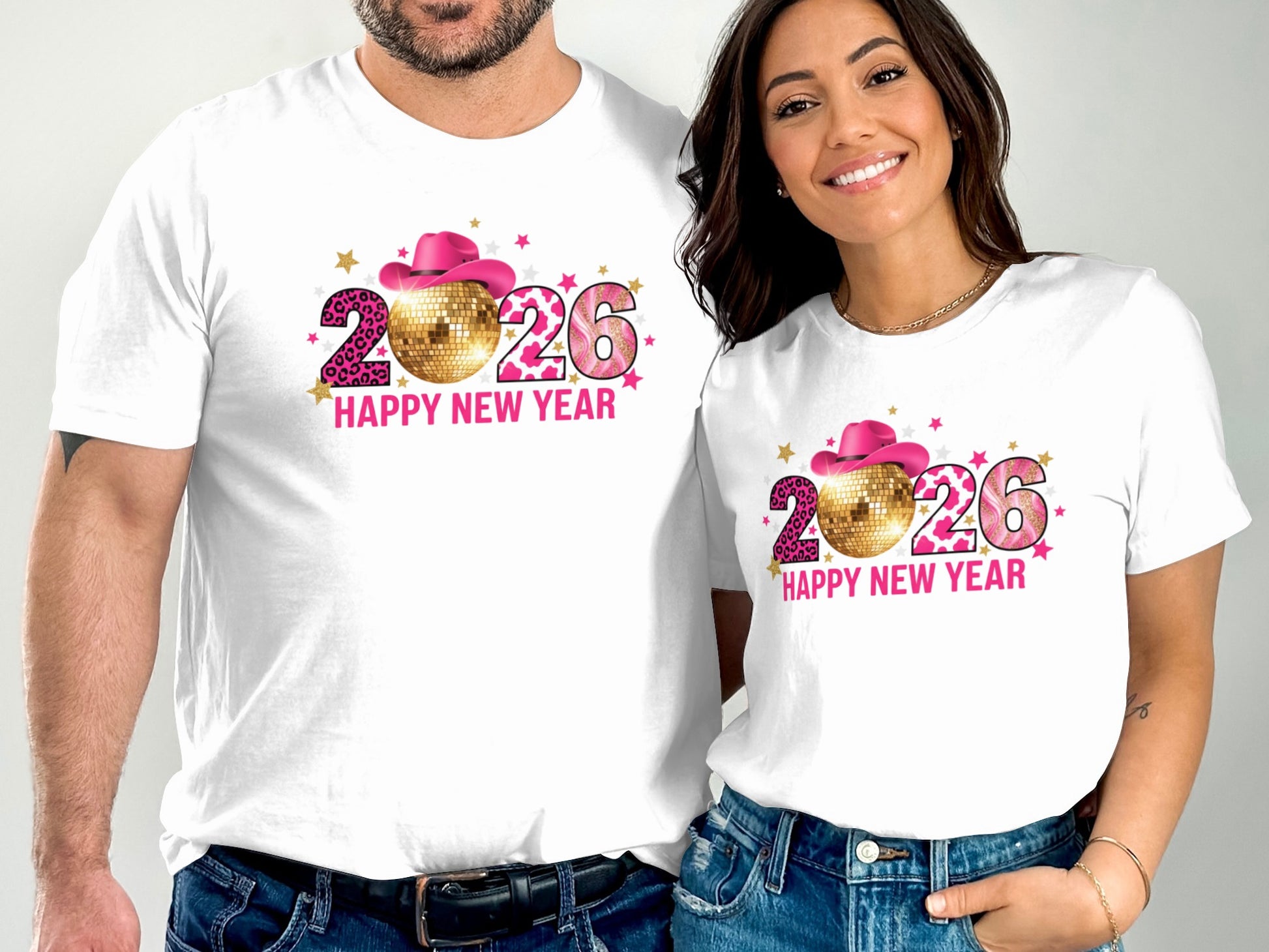 2026 Happy New Year Celebration T-Shirt for Festive Wear