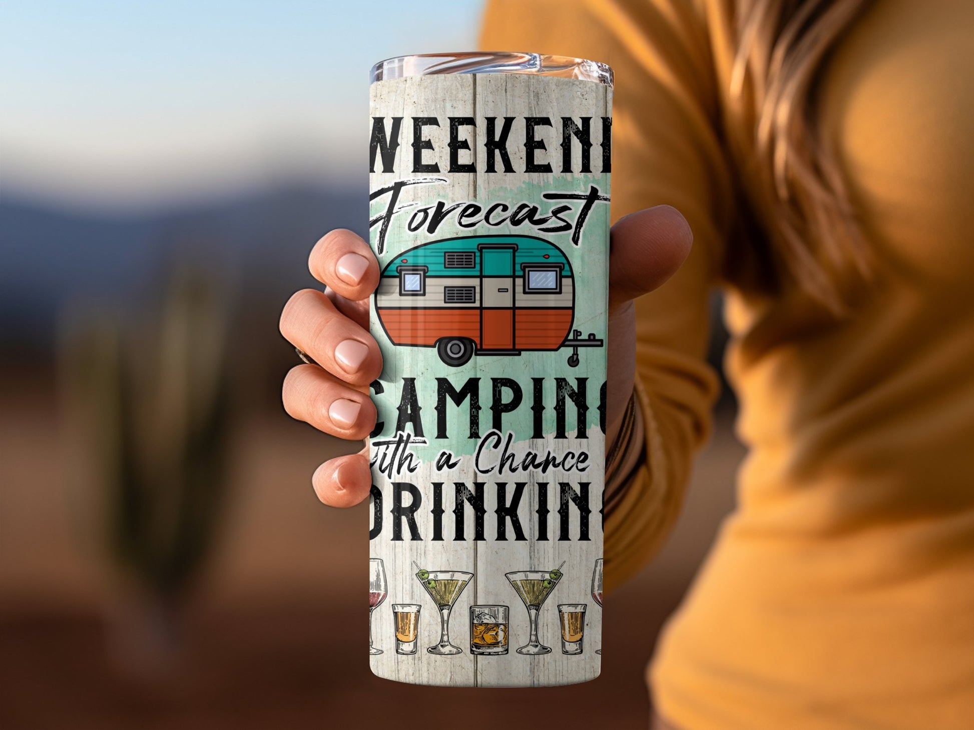 Weekend Forecast Campin with a Chance Drinkin product