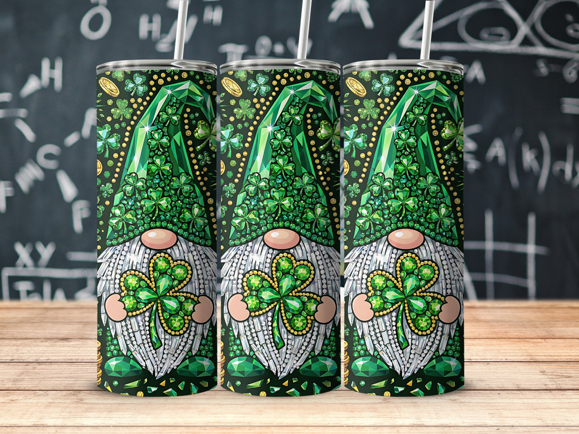St. Patrick's Day Gnome Themed Tumbler for Festive Vibes