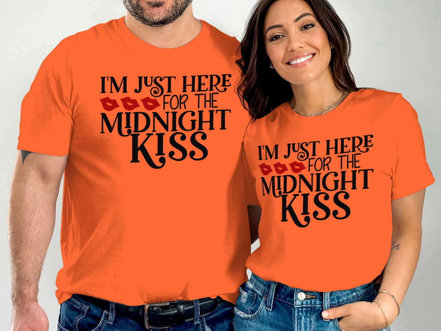 I'm Just Here For The Midnight Kiss T-shirt