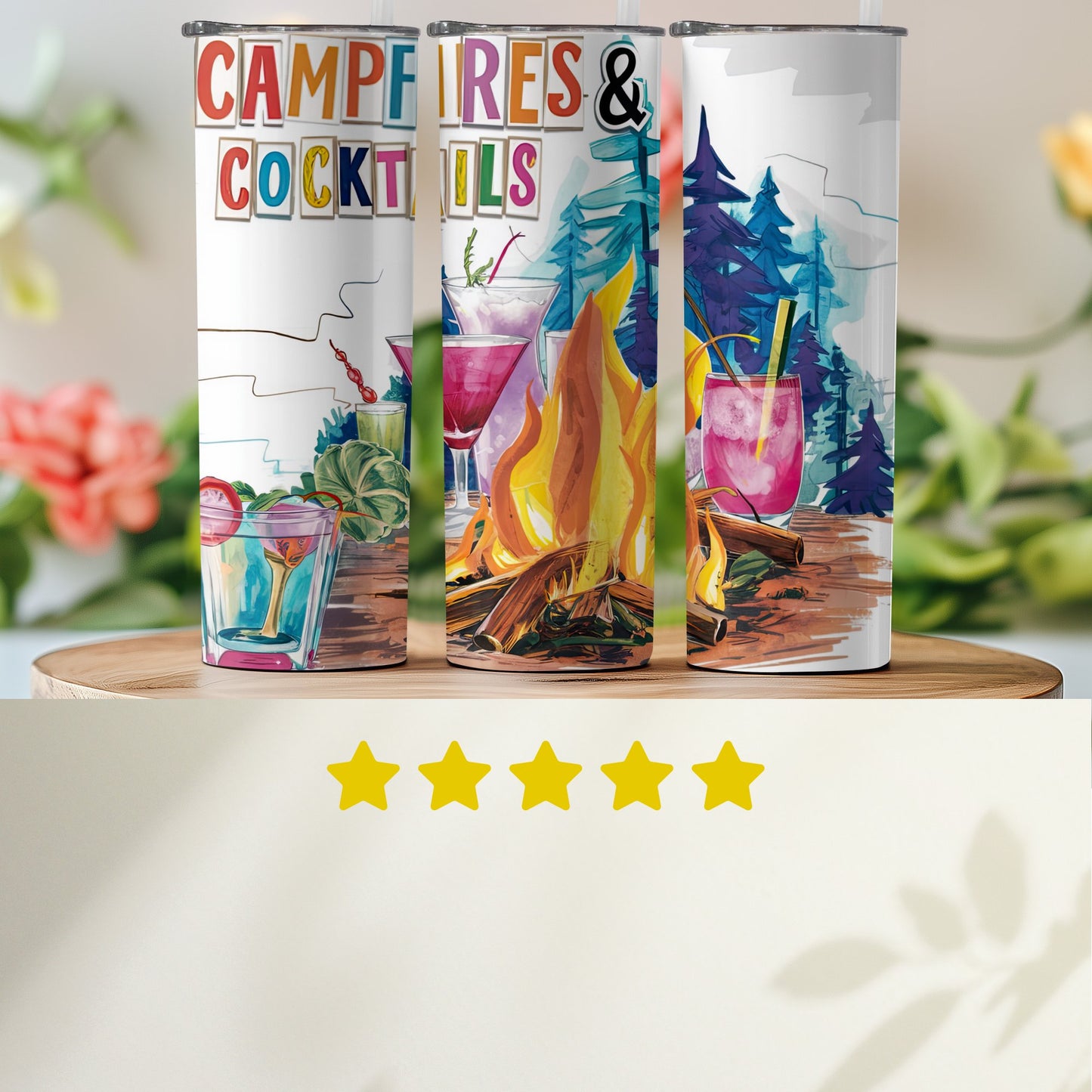 Campfires and Cocktails Tumbler product type