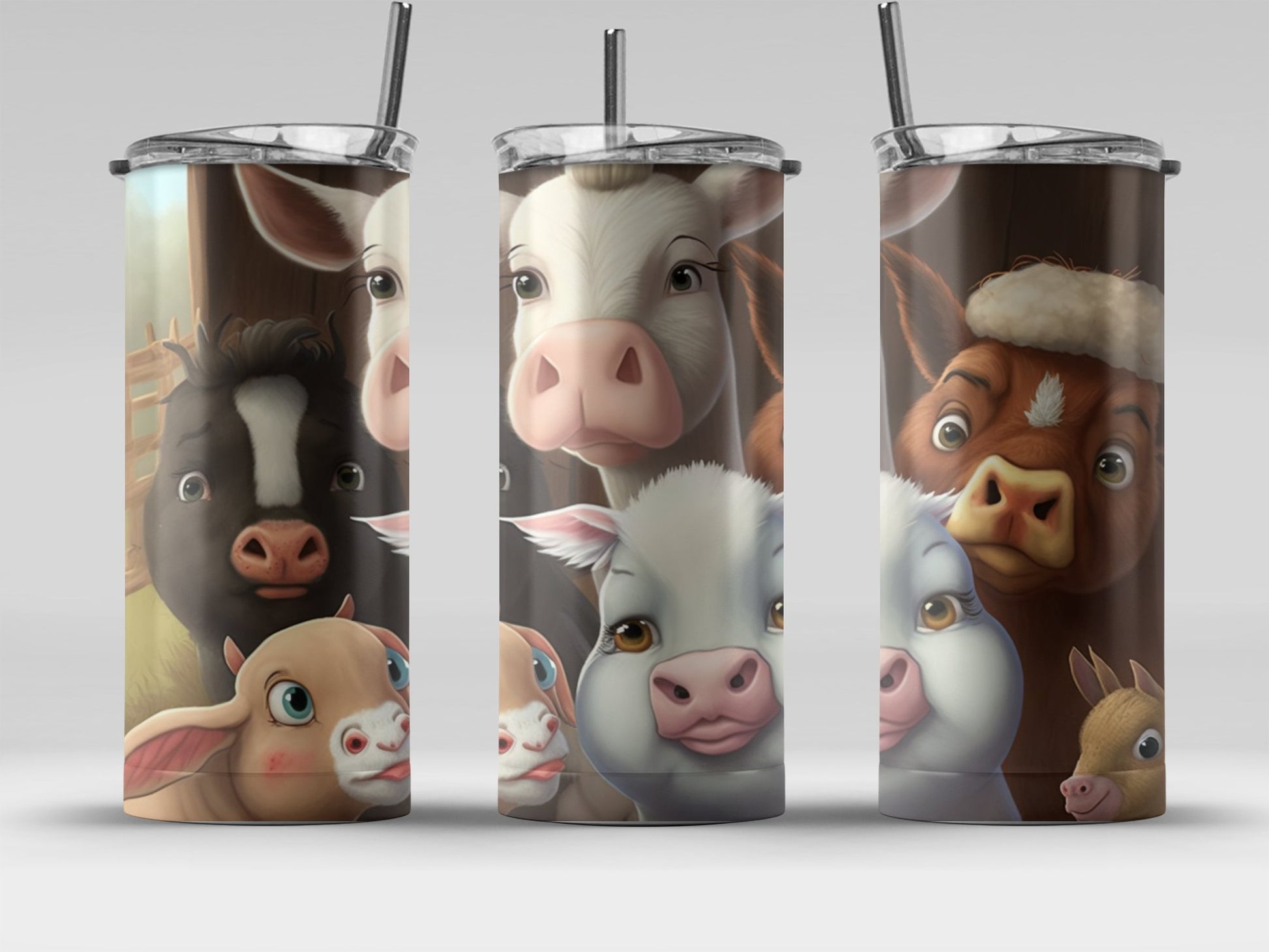 Adorable Farm Animal Friends Tall Drinkware product