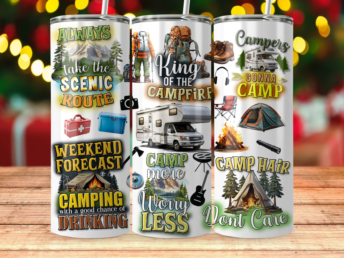 Scenic Route Campfire King Camping Fun product