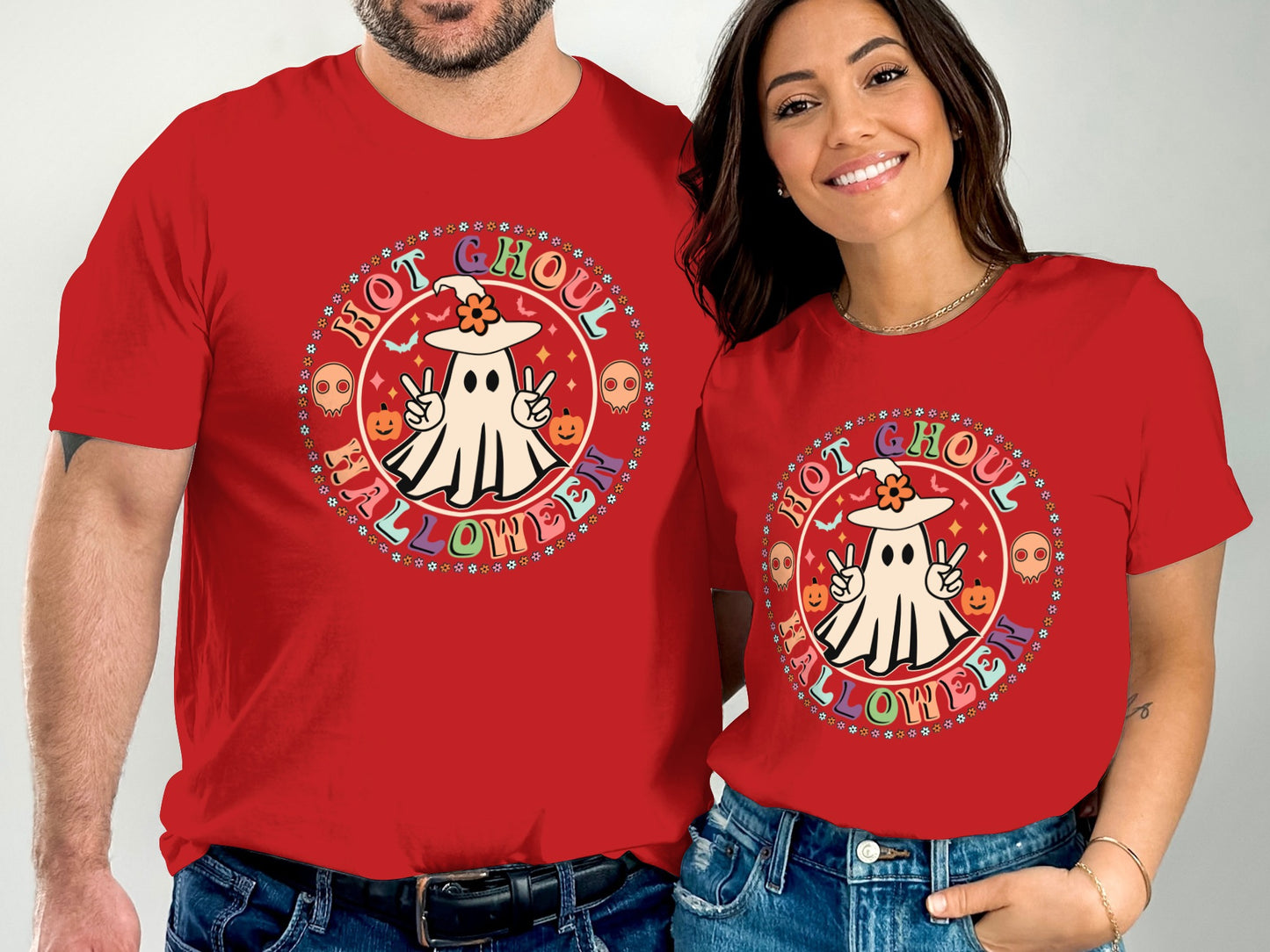Hot Ghoul Halloween Graphic T-shirt product type