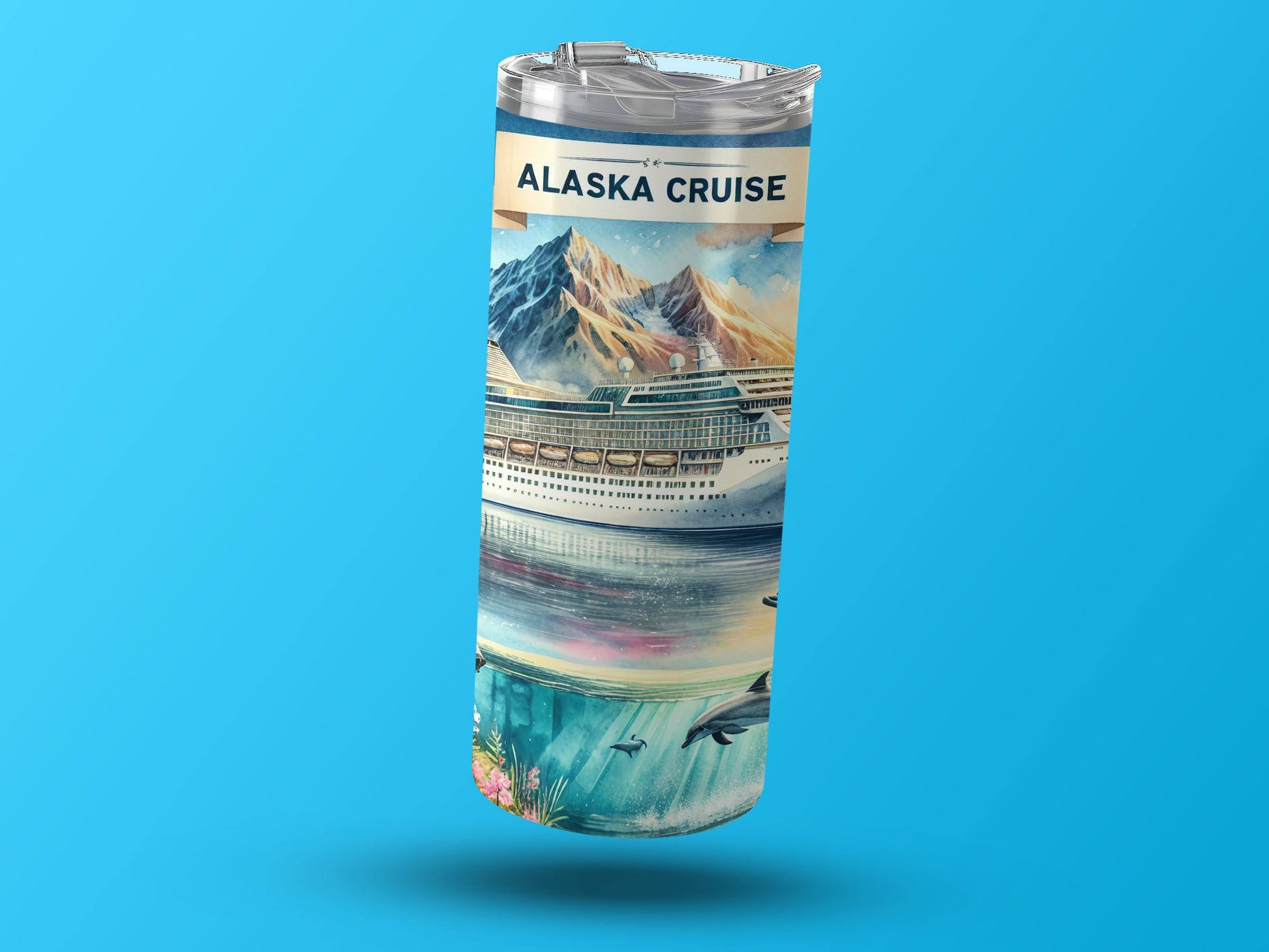 Stunning Alaska Cruise Artistry Tumbler Product