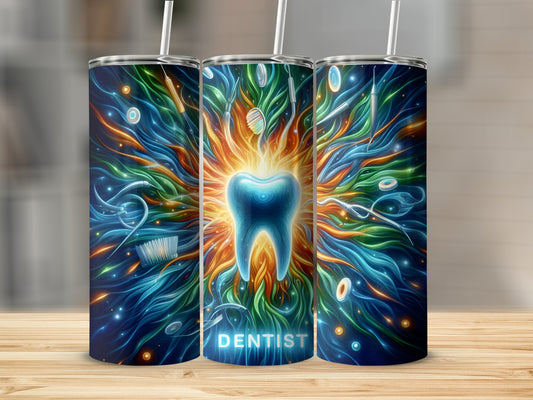 Vibrant Dentist Art Insulated Stainless Steel Tumbler product