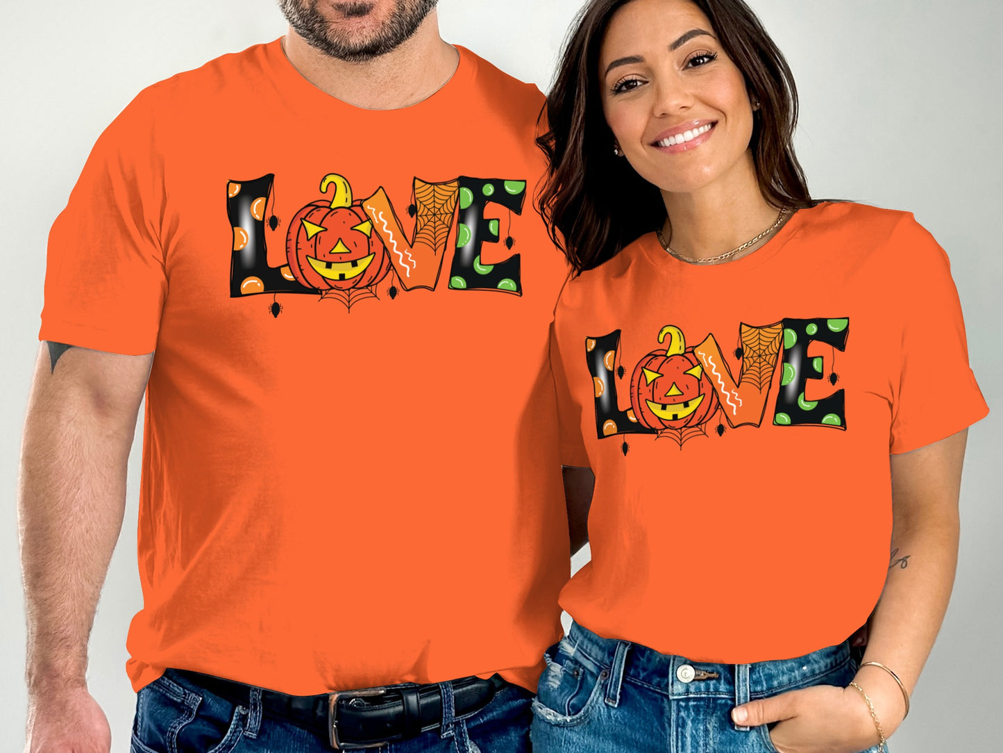 Halloween Pumpkin Love Graphic Unisex T-shirt product