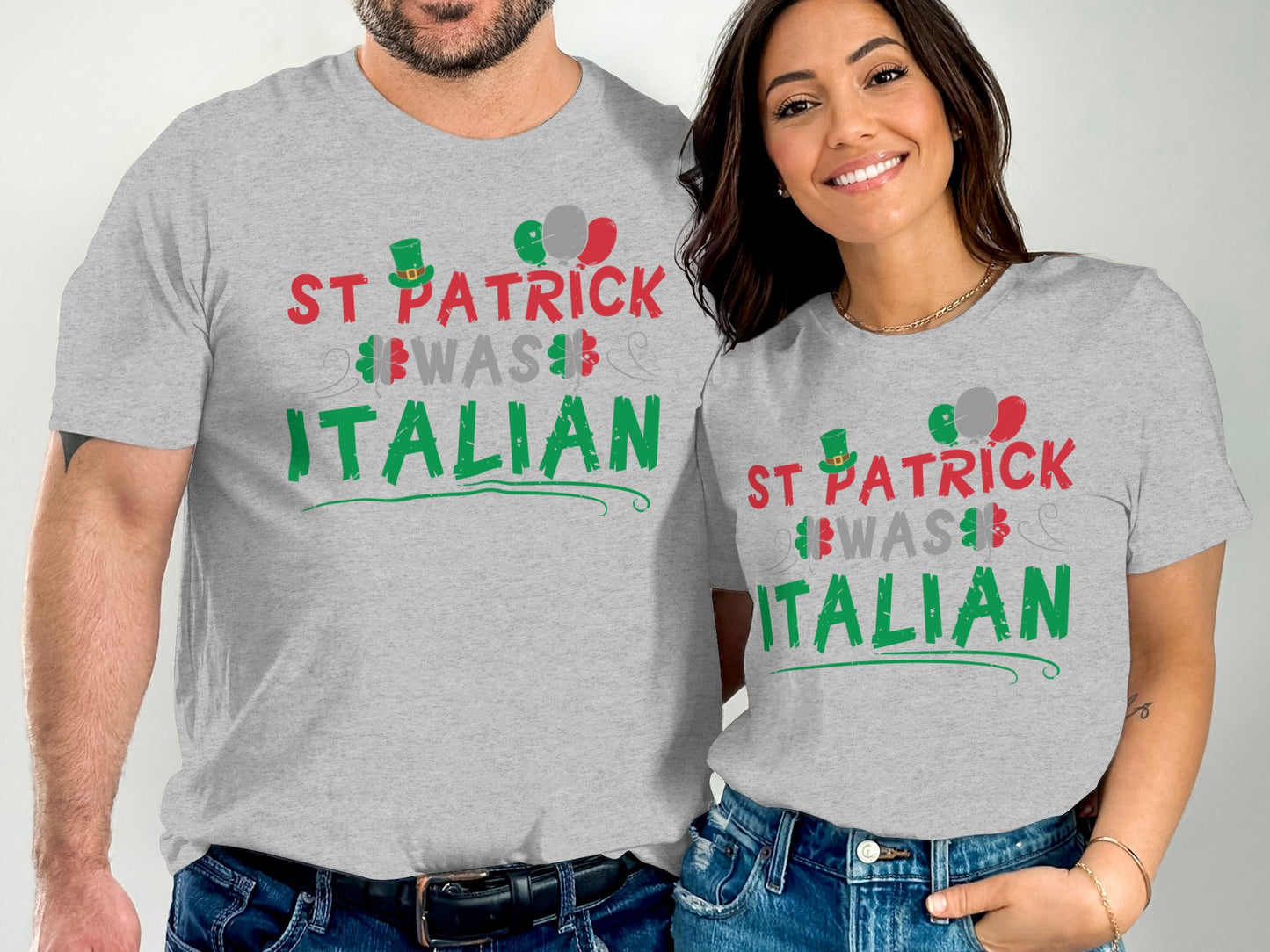 St Patrick Was Italian T-Shirt Festive Graphic Tee