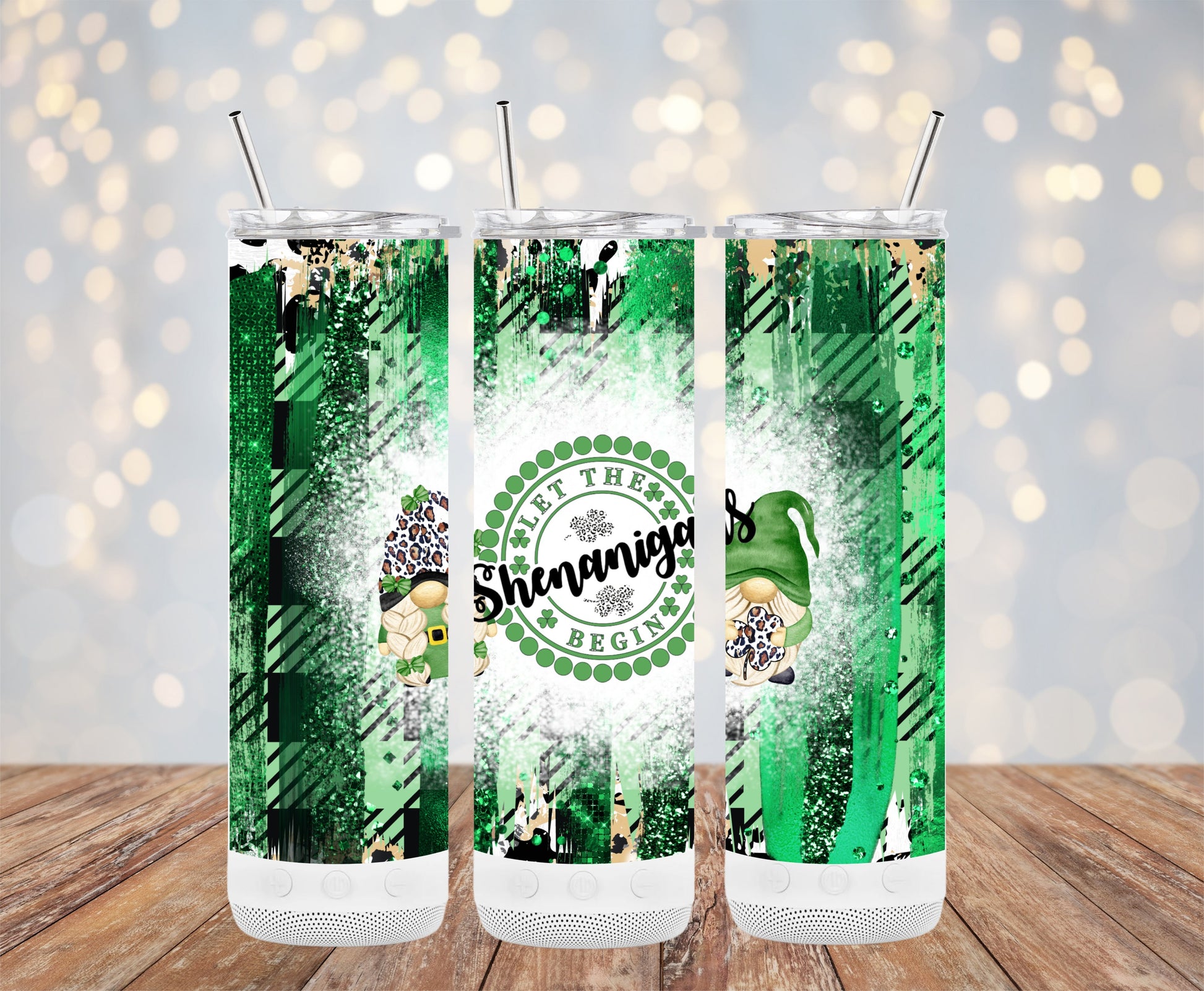 Let the Shenanigans Begin Gnome Green Tumbler