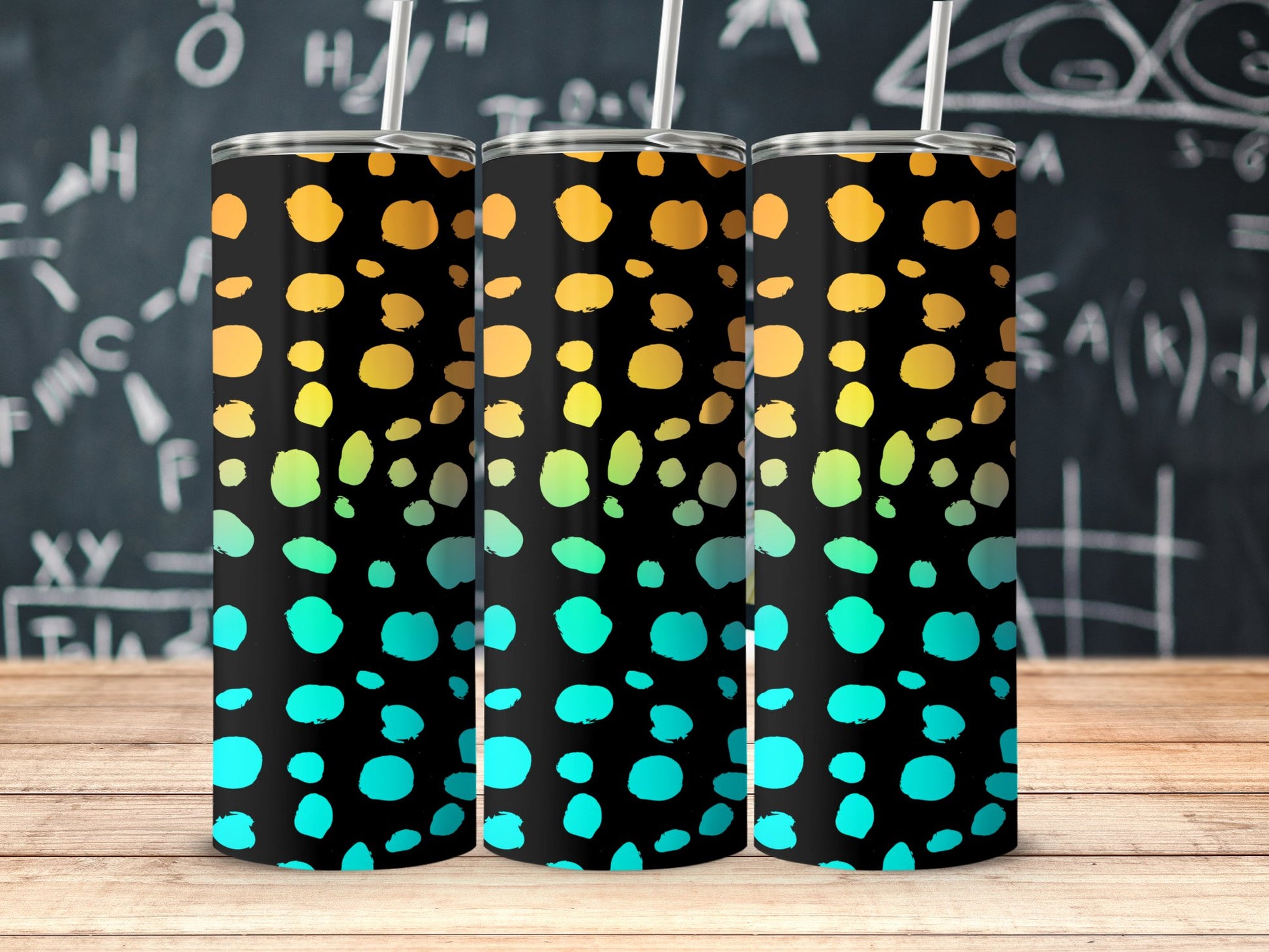 Colorful Gradient Dotted Tumbler Modern Design product