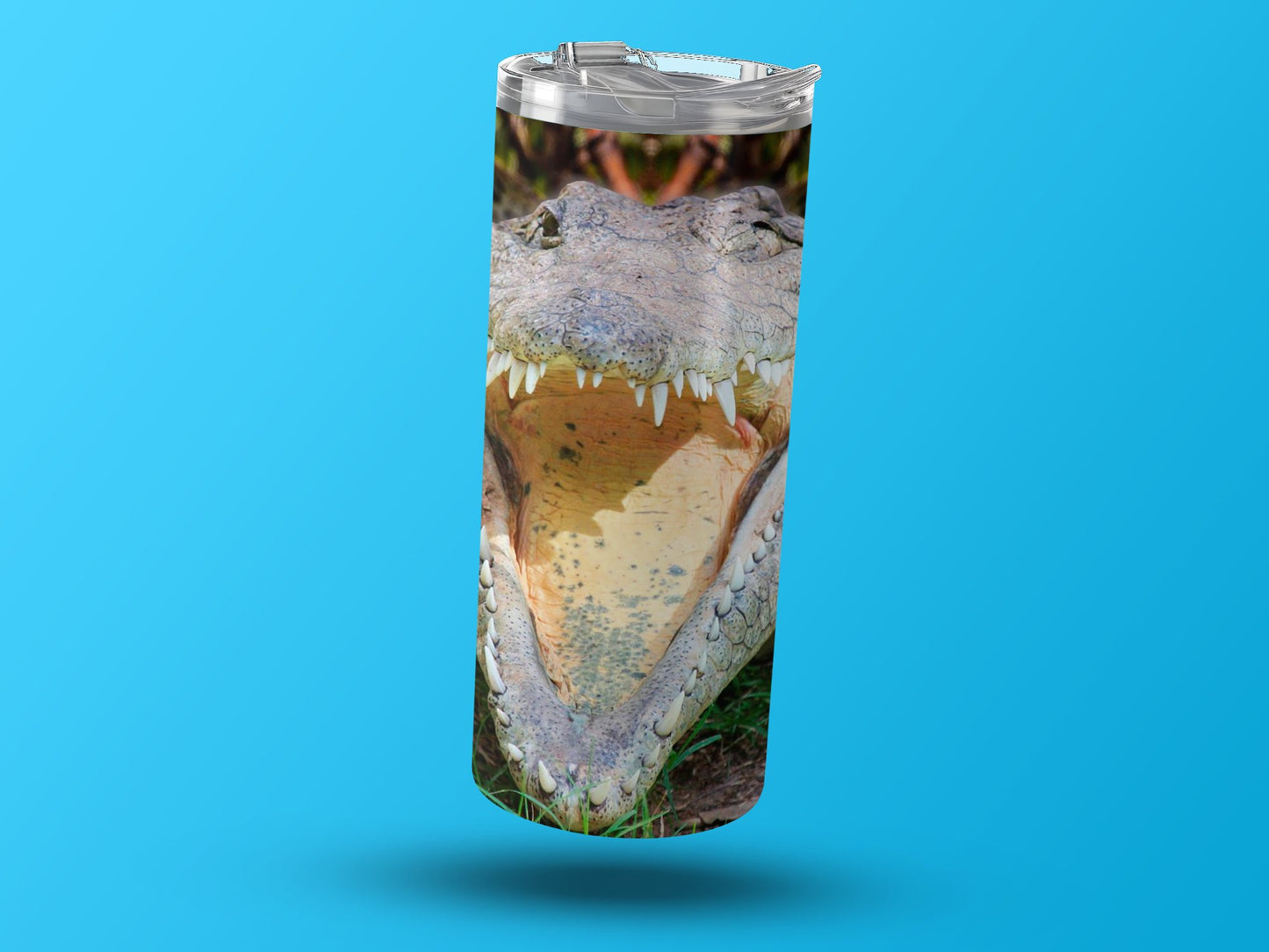 Crocodile Face Print Insulated Travel Mug product