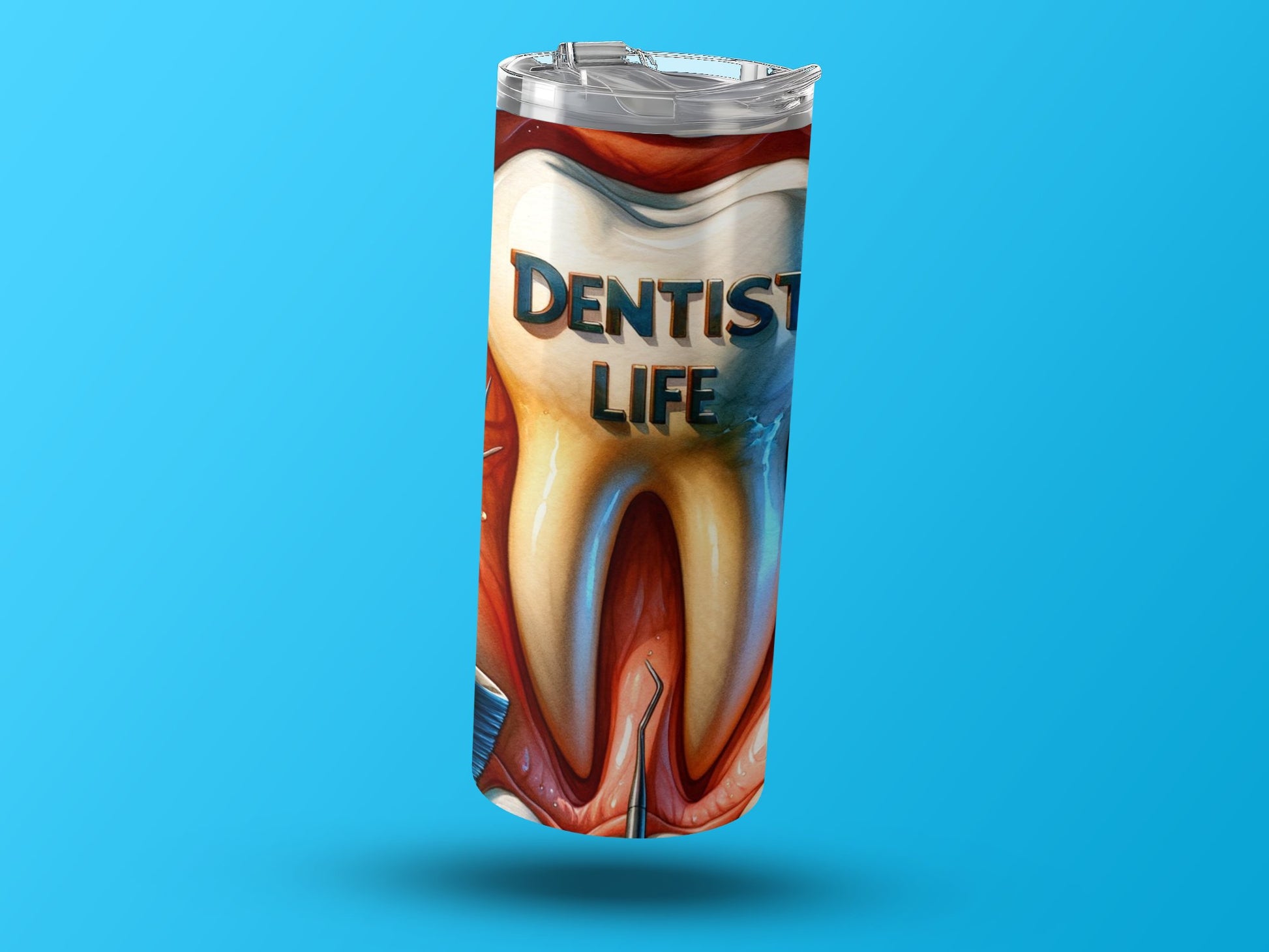 Dentist Life Tumbler Stainless Steel Insulated product