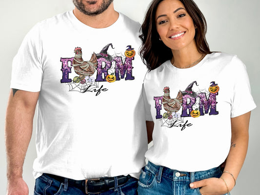 Farm Life Graphic Halloween Shirt Product