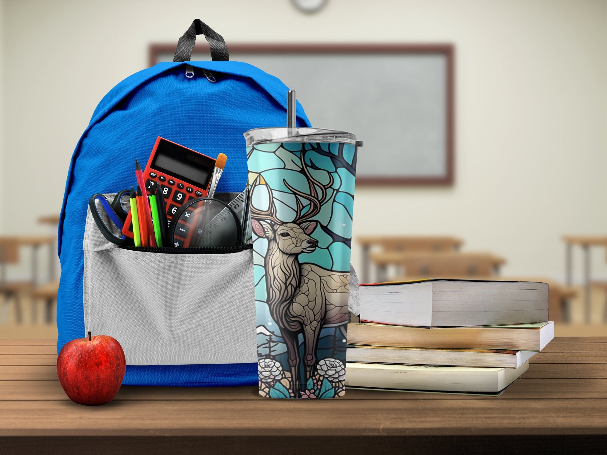 Colorful Deer Tumbler for Trendy School Days product