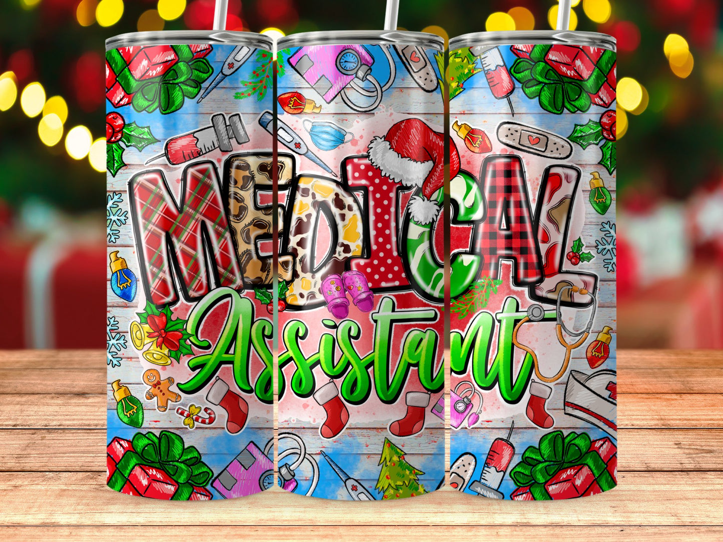 Medical Assistant Holiday Design Tumbler product