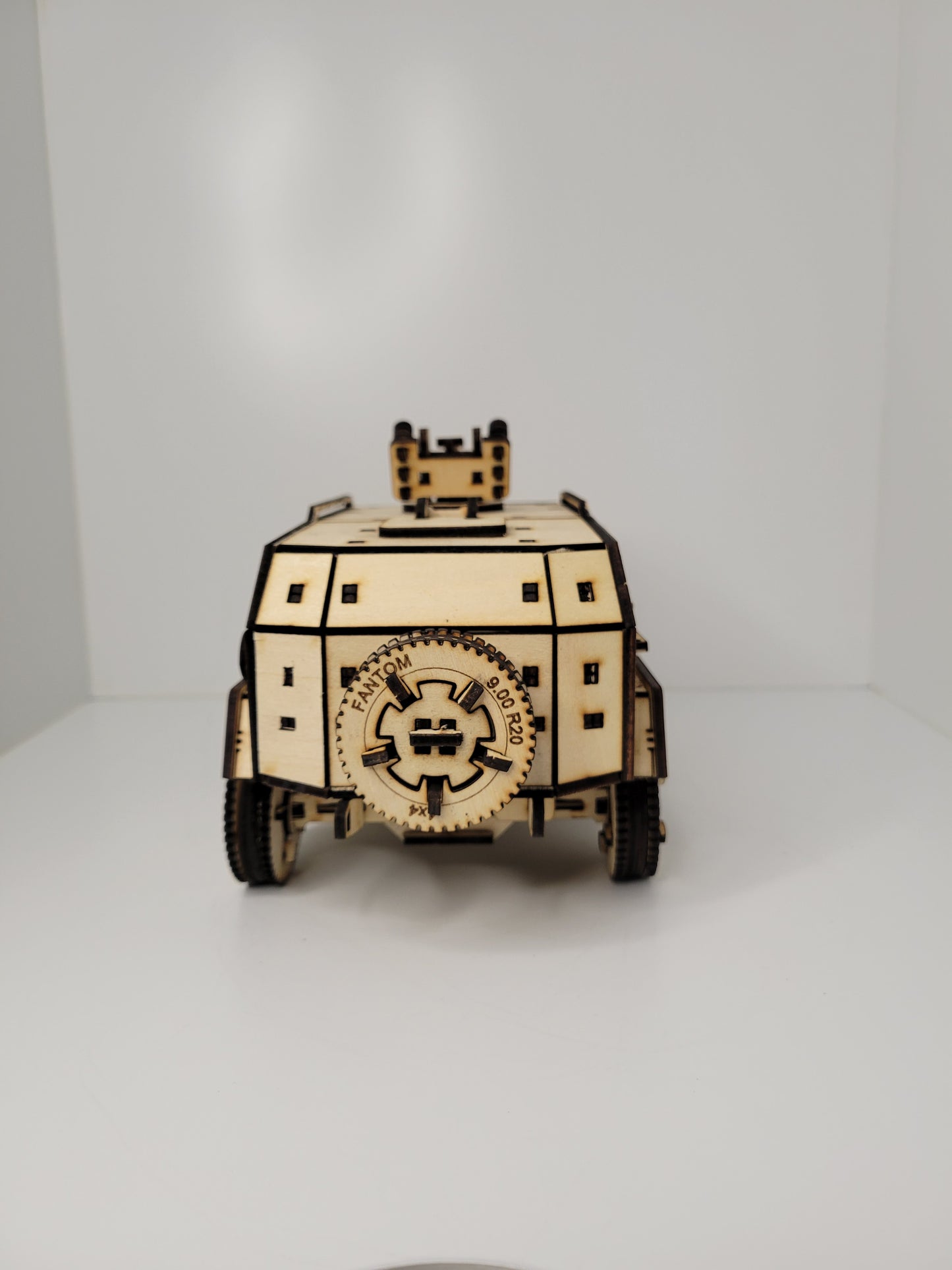 Wooden Tank Model Kit Educational Puzzle Toy