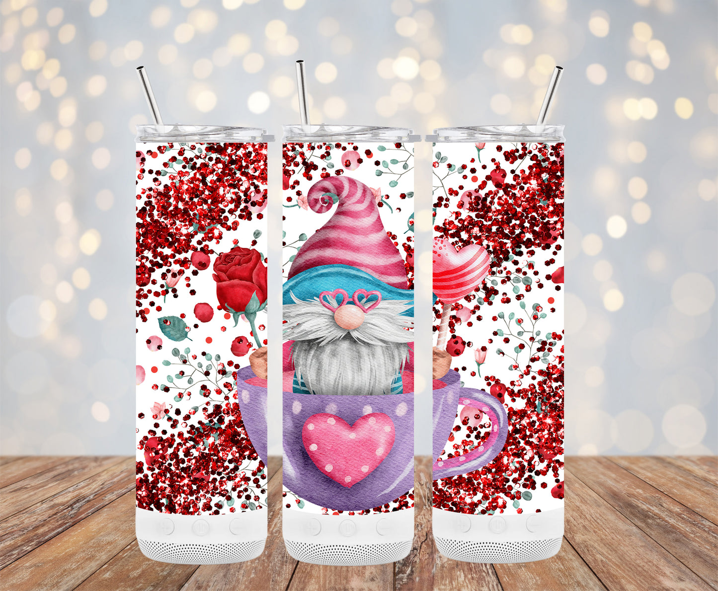 Gnome Cup of Coffee (Valentine Tumbler)