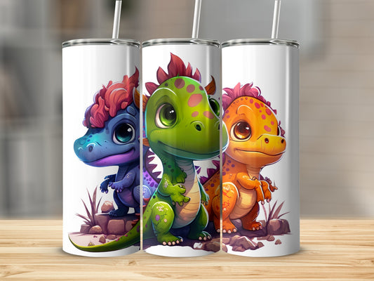 Dinosaur Themed Triple Tumbler Set Drinkware product type