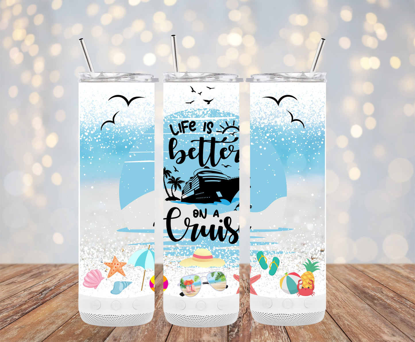 Life is Better on a Cruise Graphic Tumbler product type