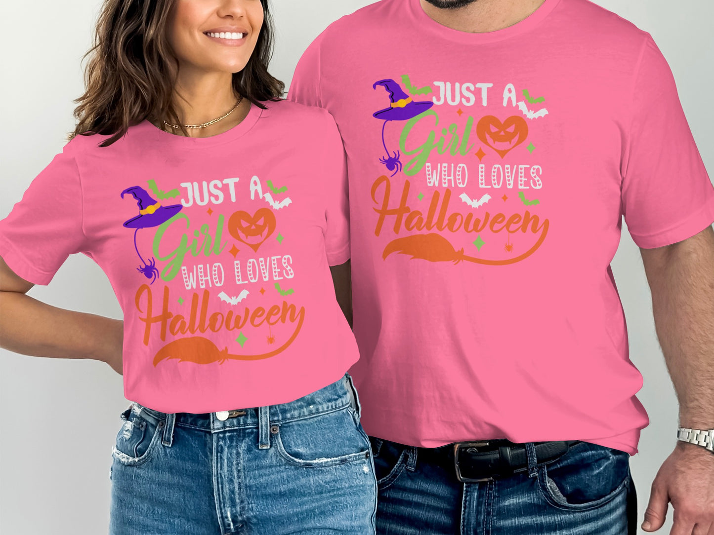 Just A Girl Who Loves Halloween T-Shirt product type