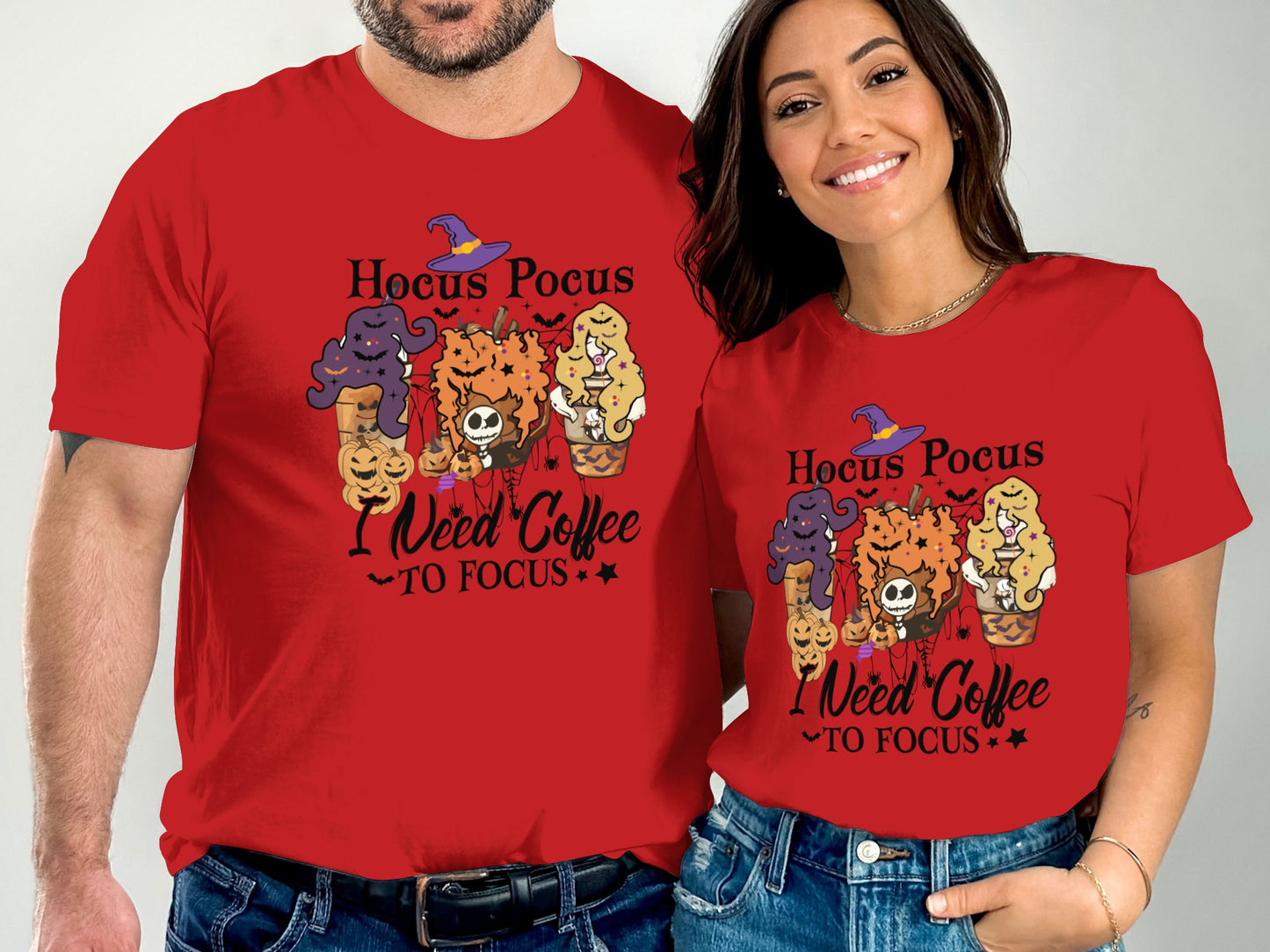Hocus Pocus I Need Coffee to Focus T-Shirt product
