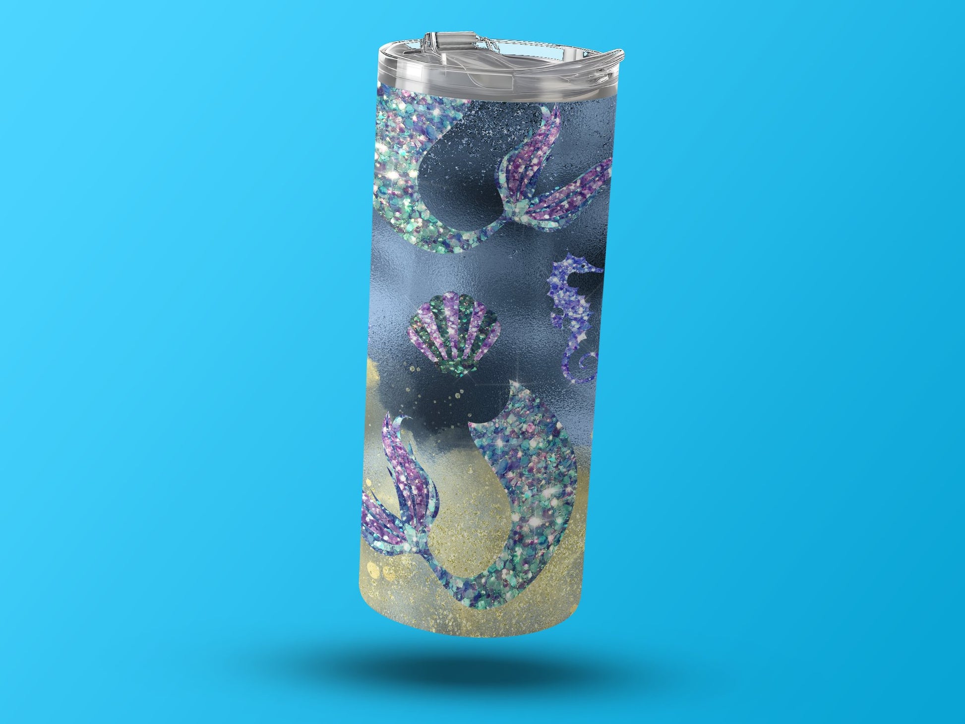 Underwater Mermaid Theme Travel Tumbler product