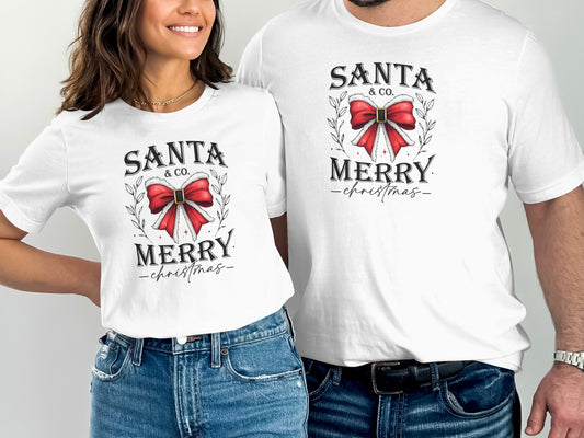 Santa Merry Christmas T-Shirt Unisex Apparel