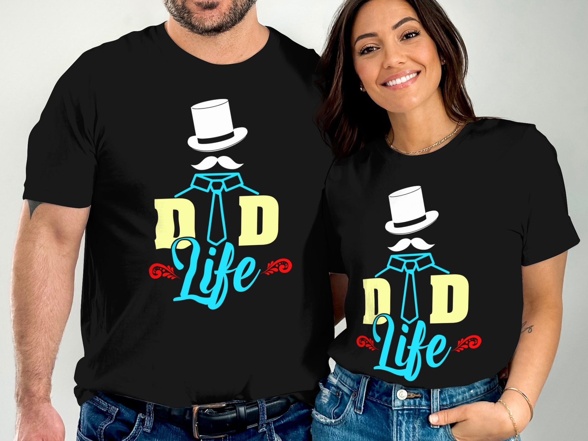 Whimsical Dad Life Graphic Tee Shirt product